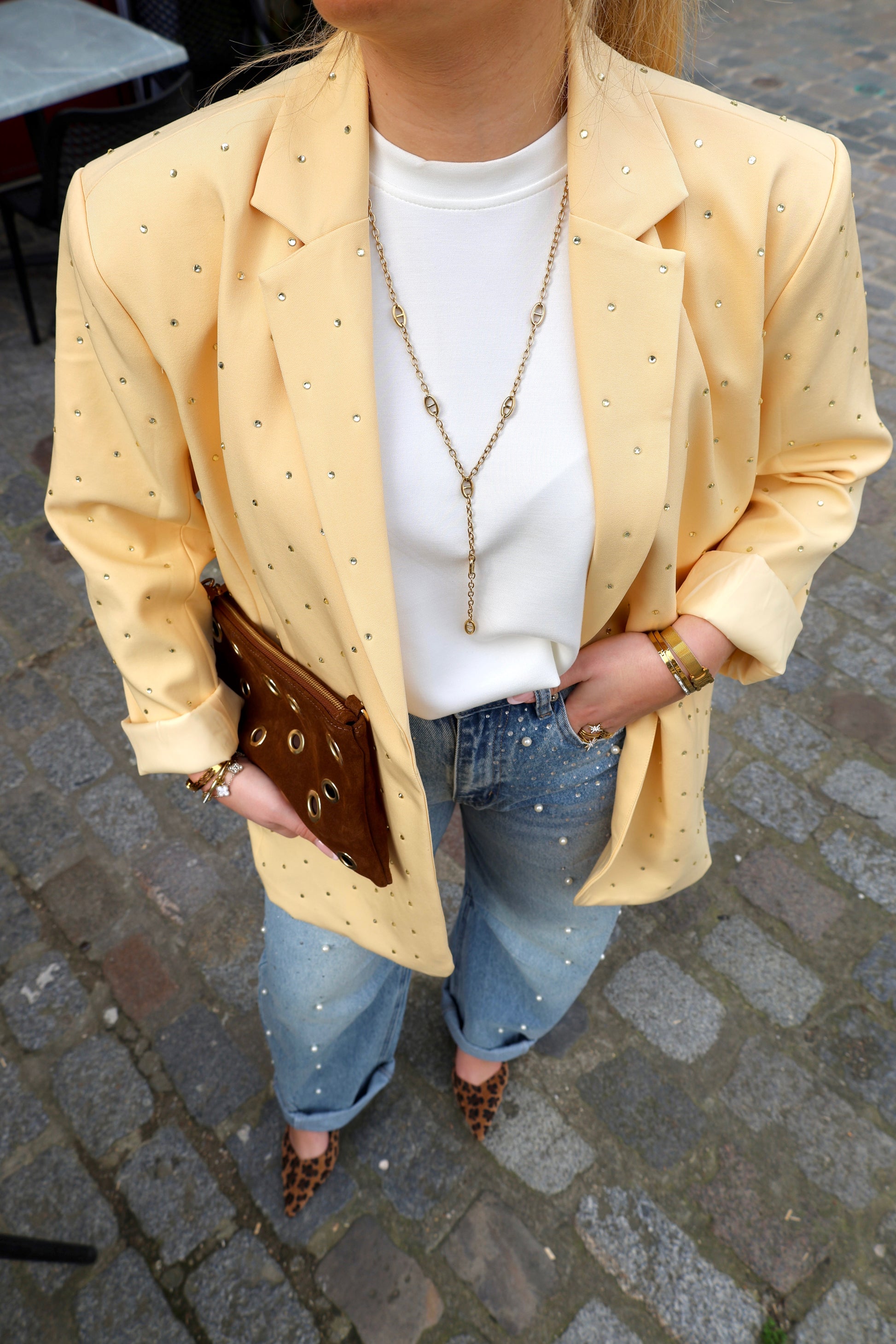 Veste à strass