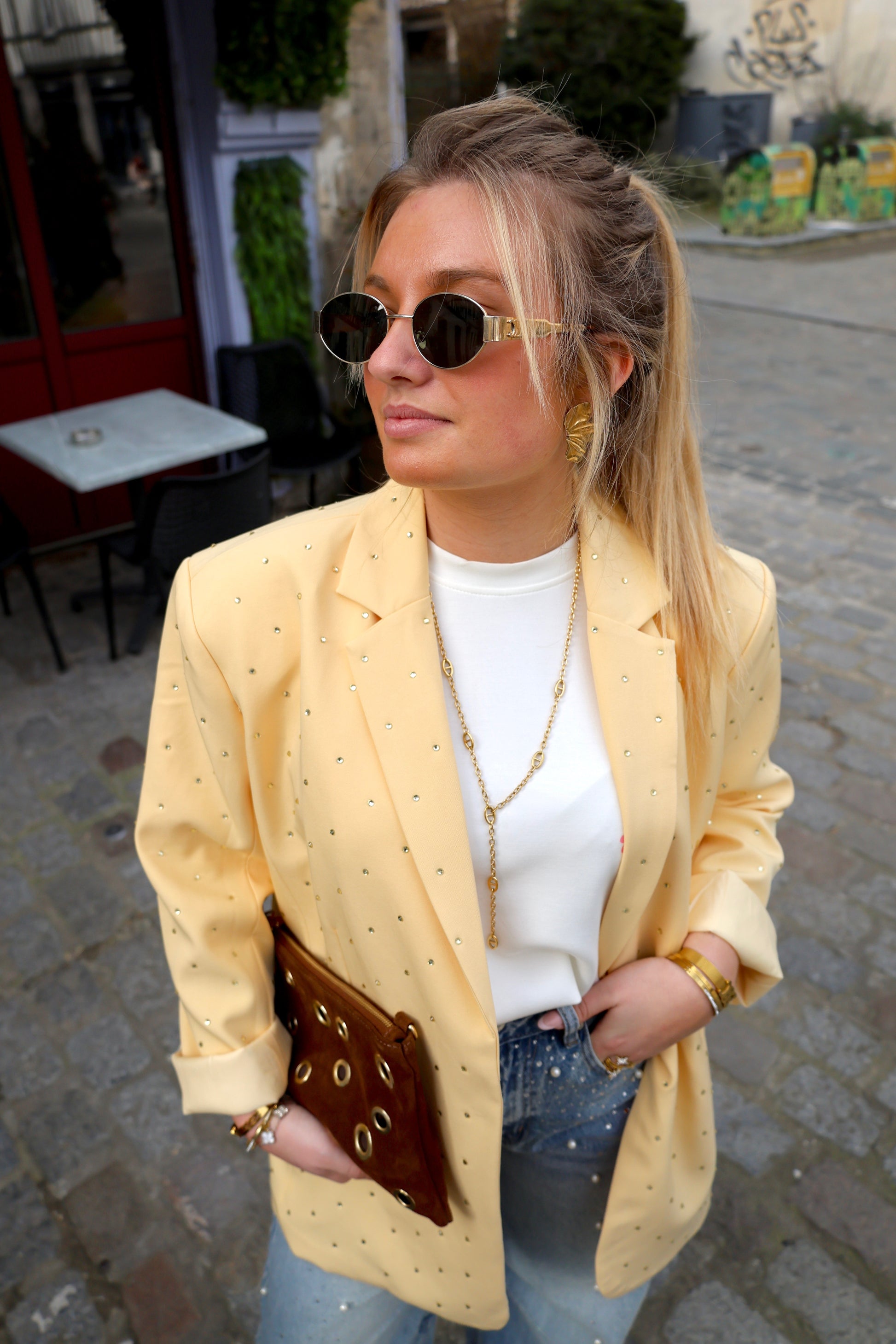 Veste à strass