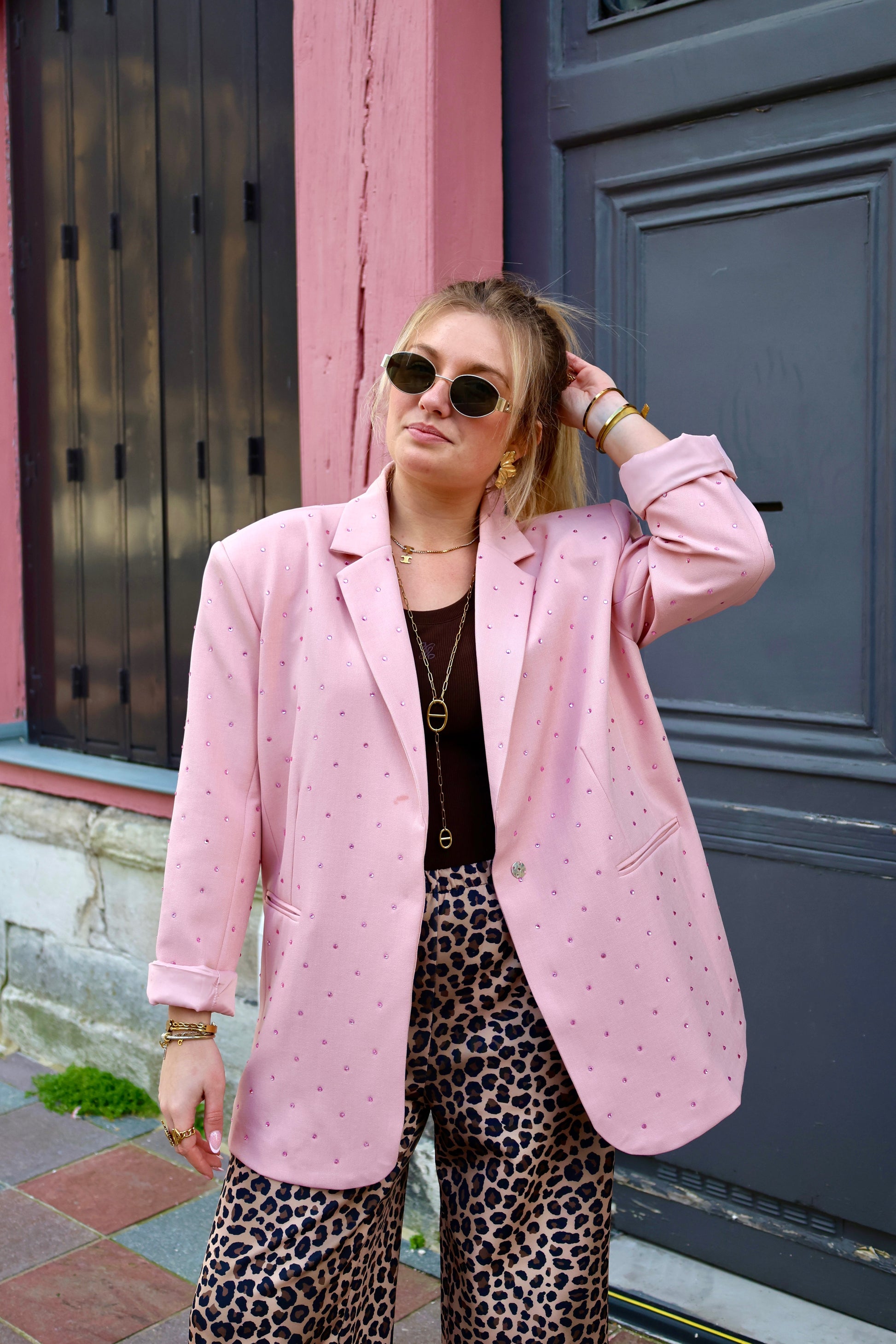 Veste à strass