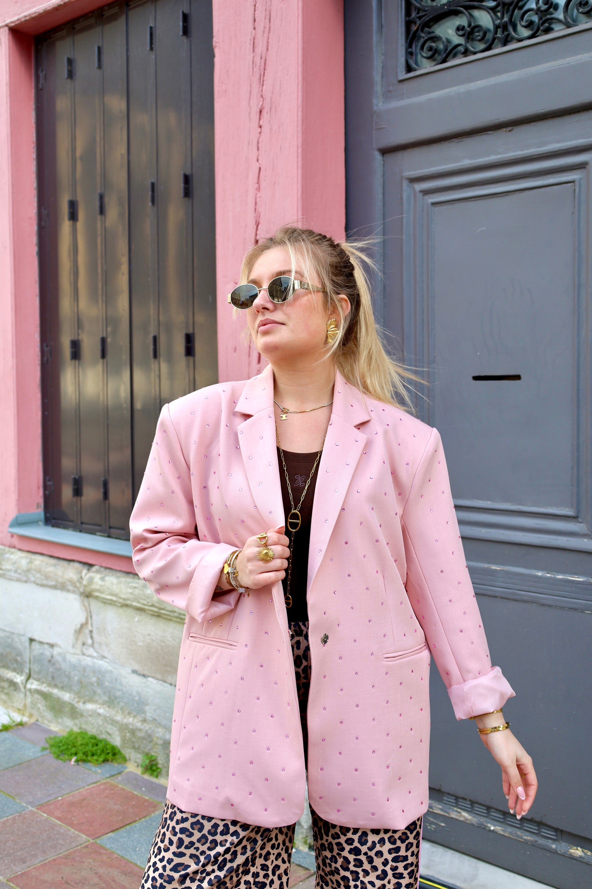 Veste à strass
