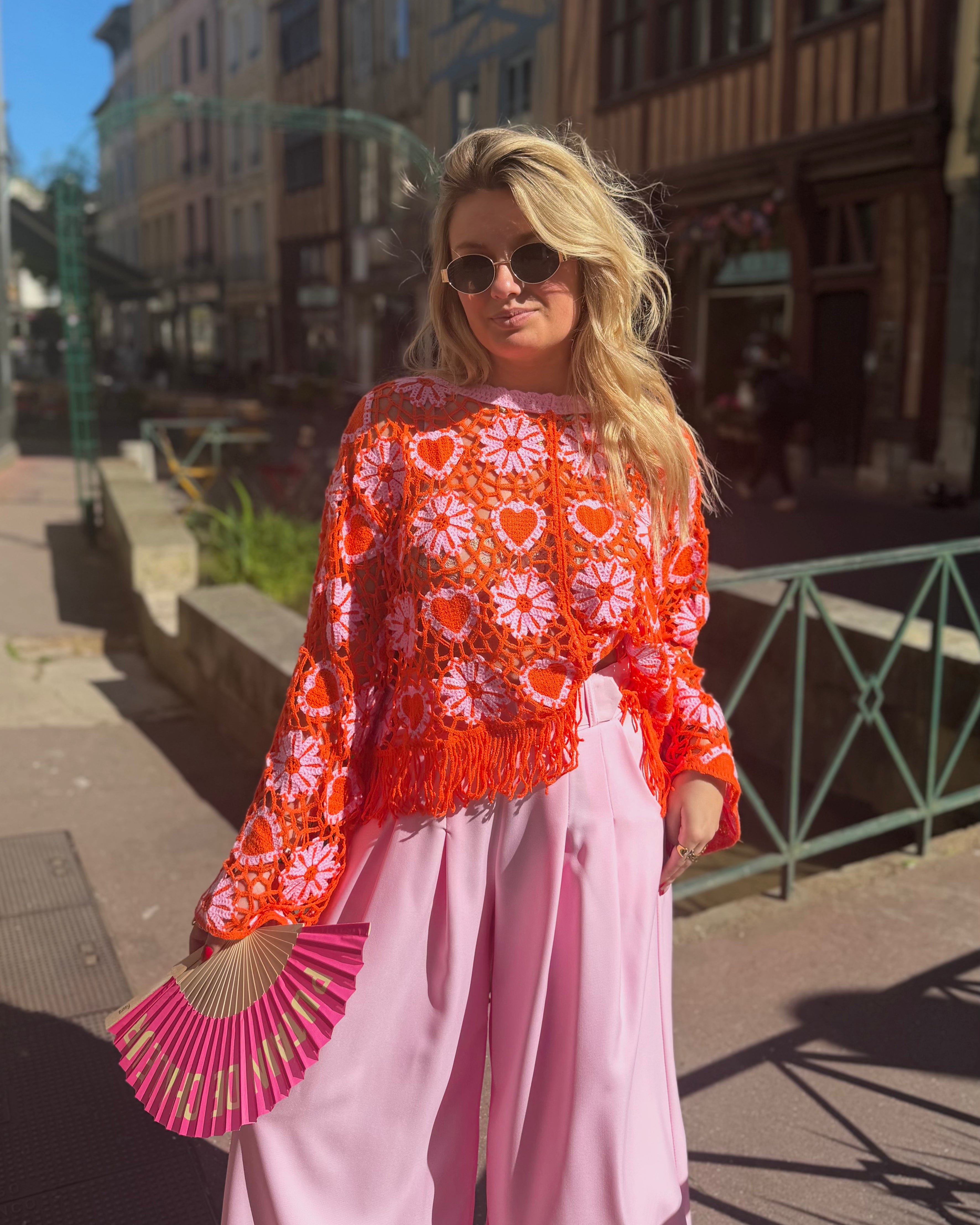 Pull en crochet « MARIA »