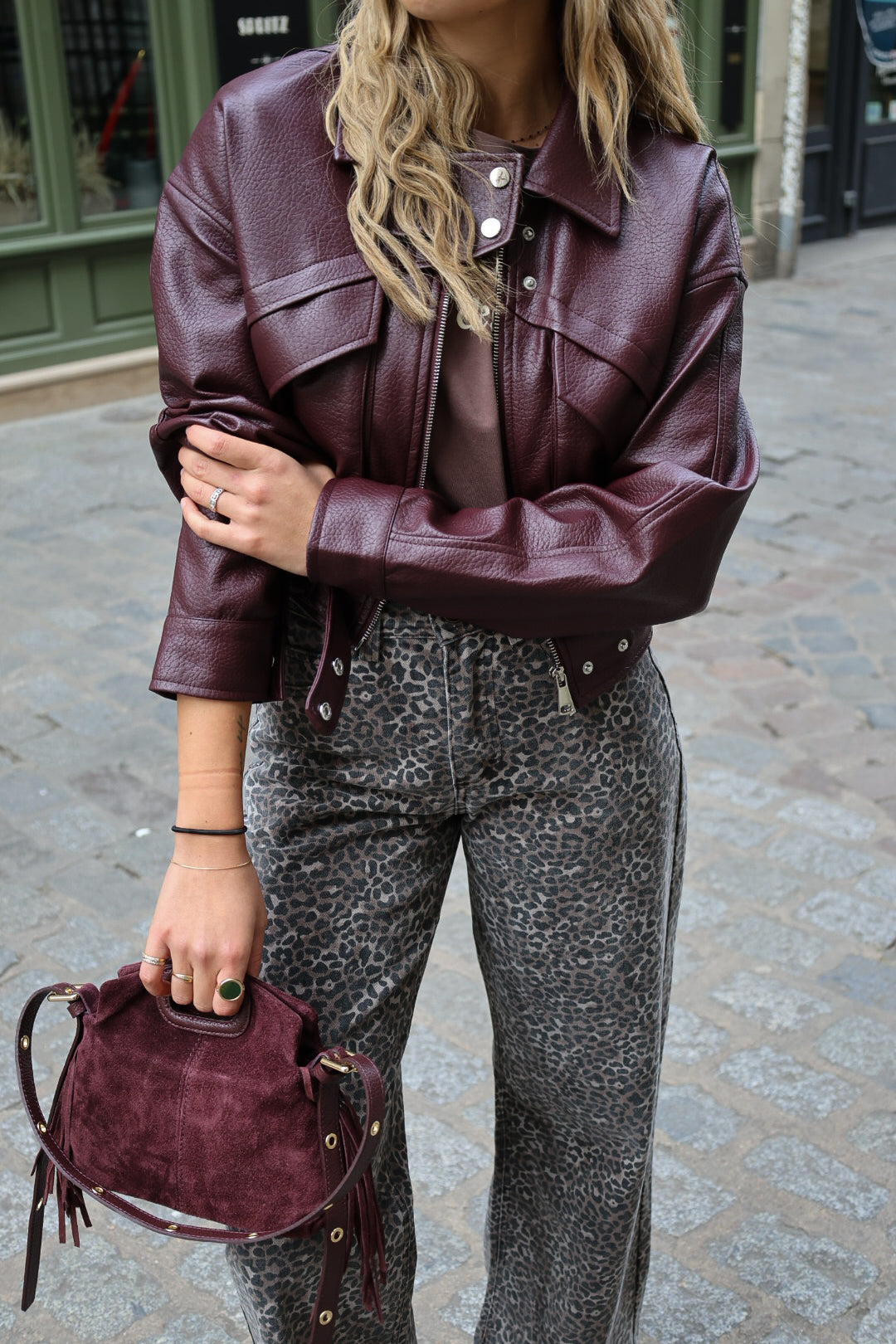 Jeans léopard Grace&Mila