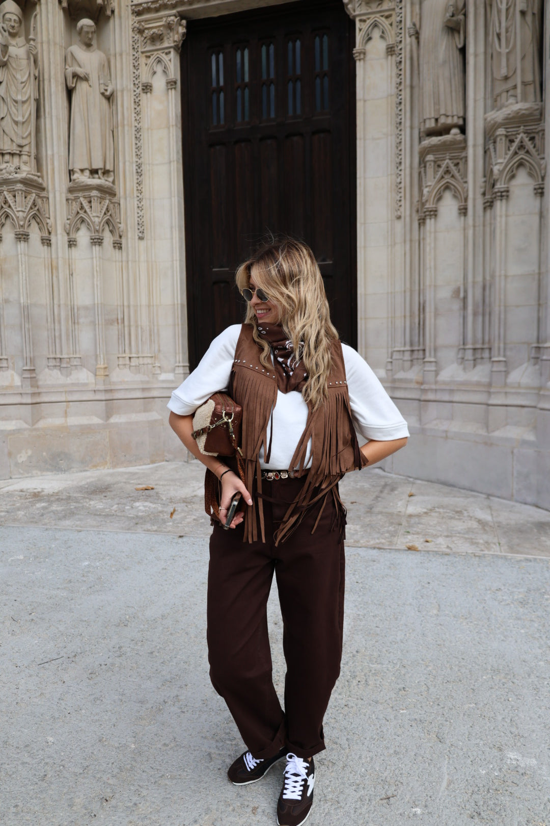 Jeans "Gabin" ballon choco