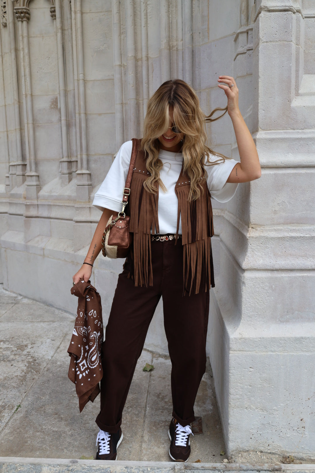 Jeans "Gabin" ballon choco