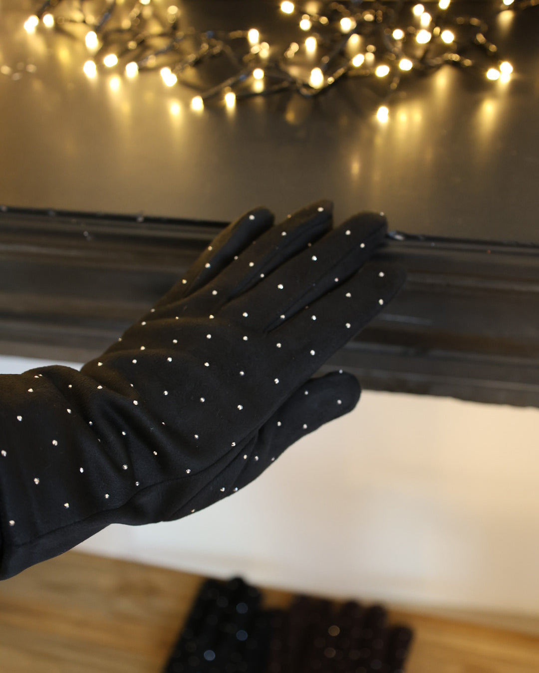 Gants à strass