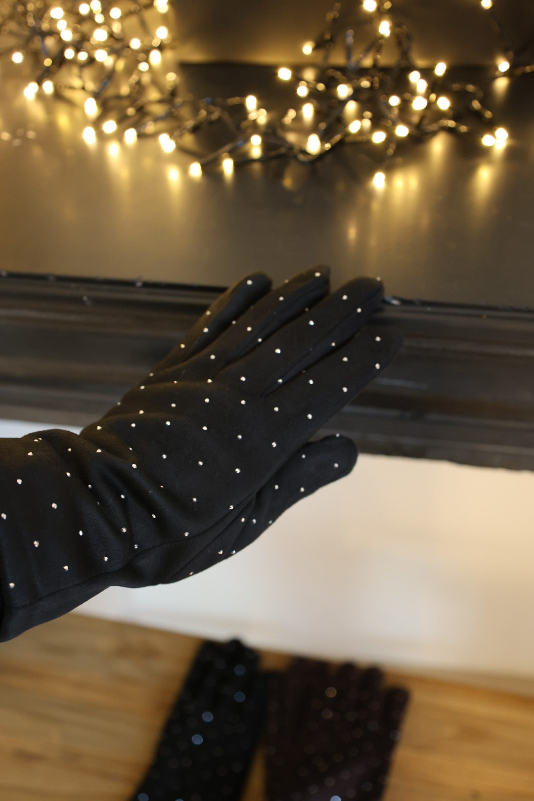 Gants à strass