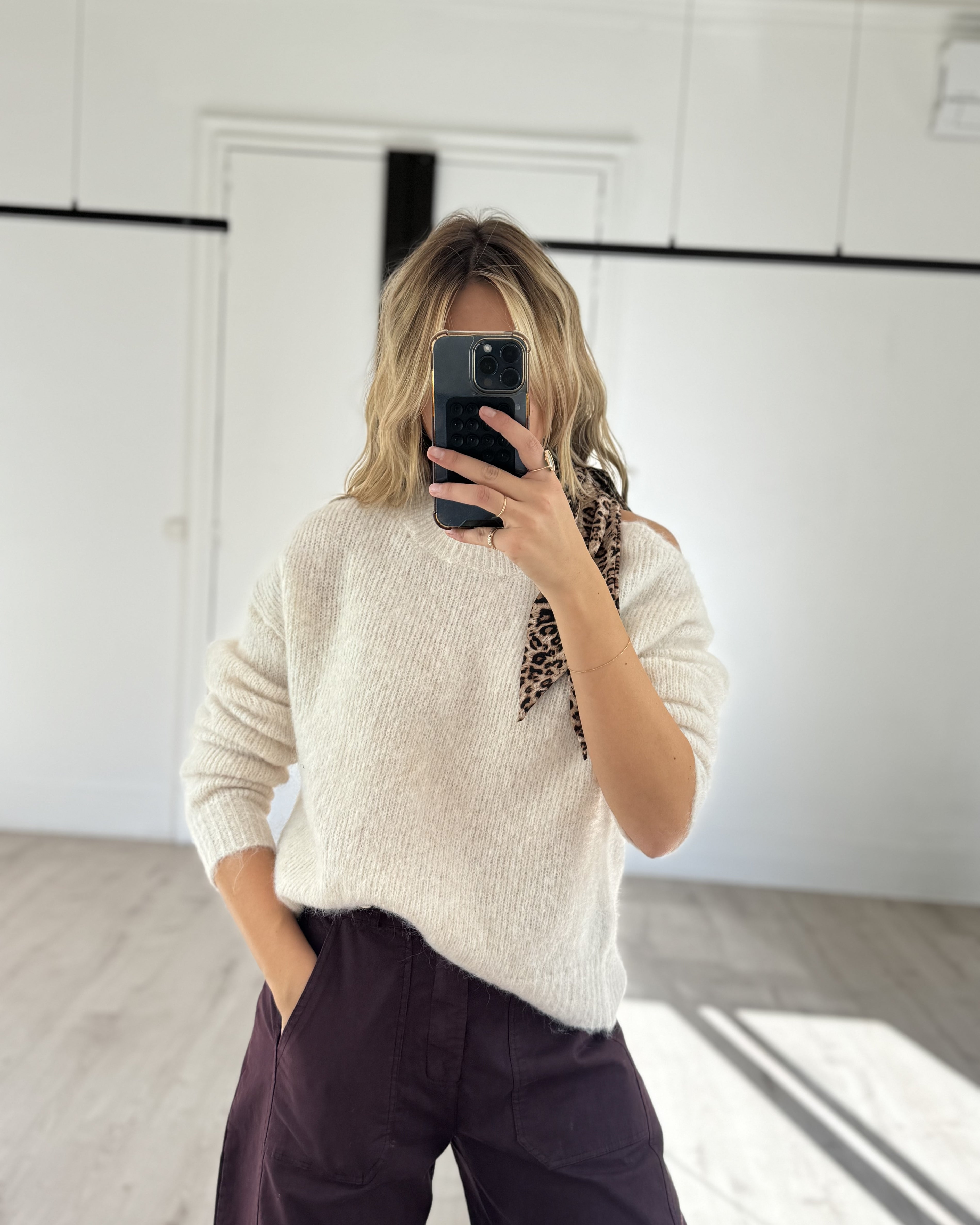 Pull "gisèle" écru