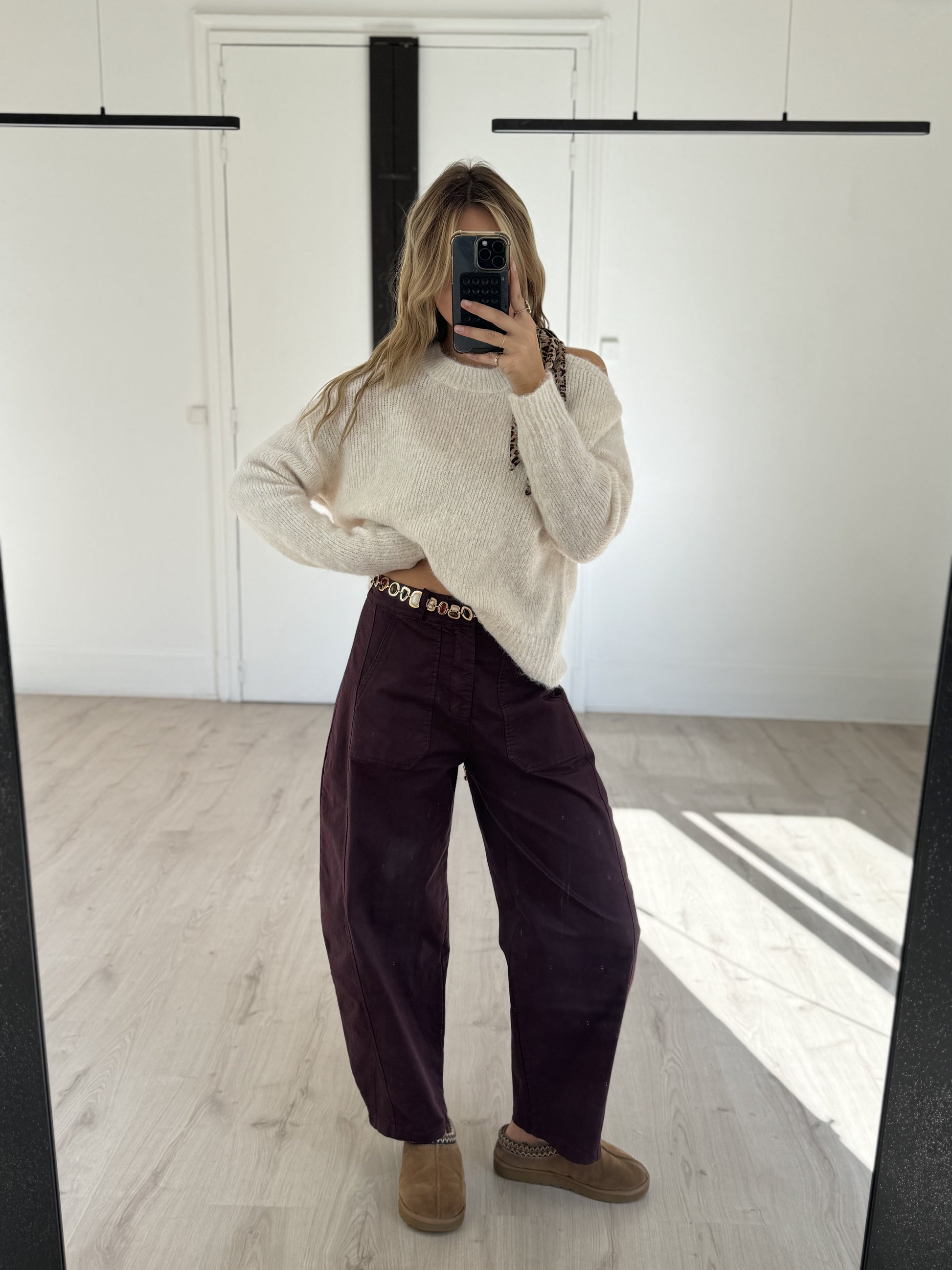 Pull "gisèle" écru