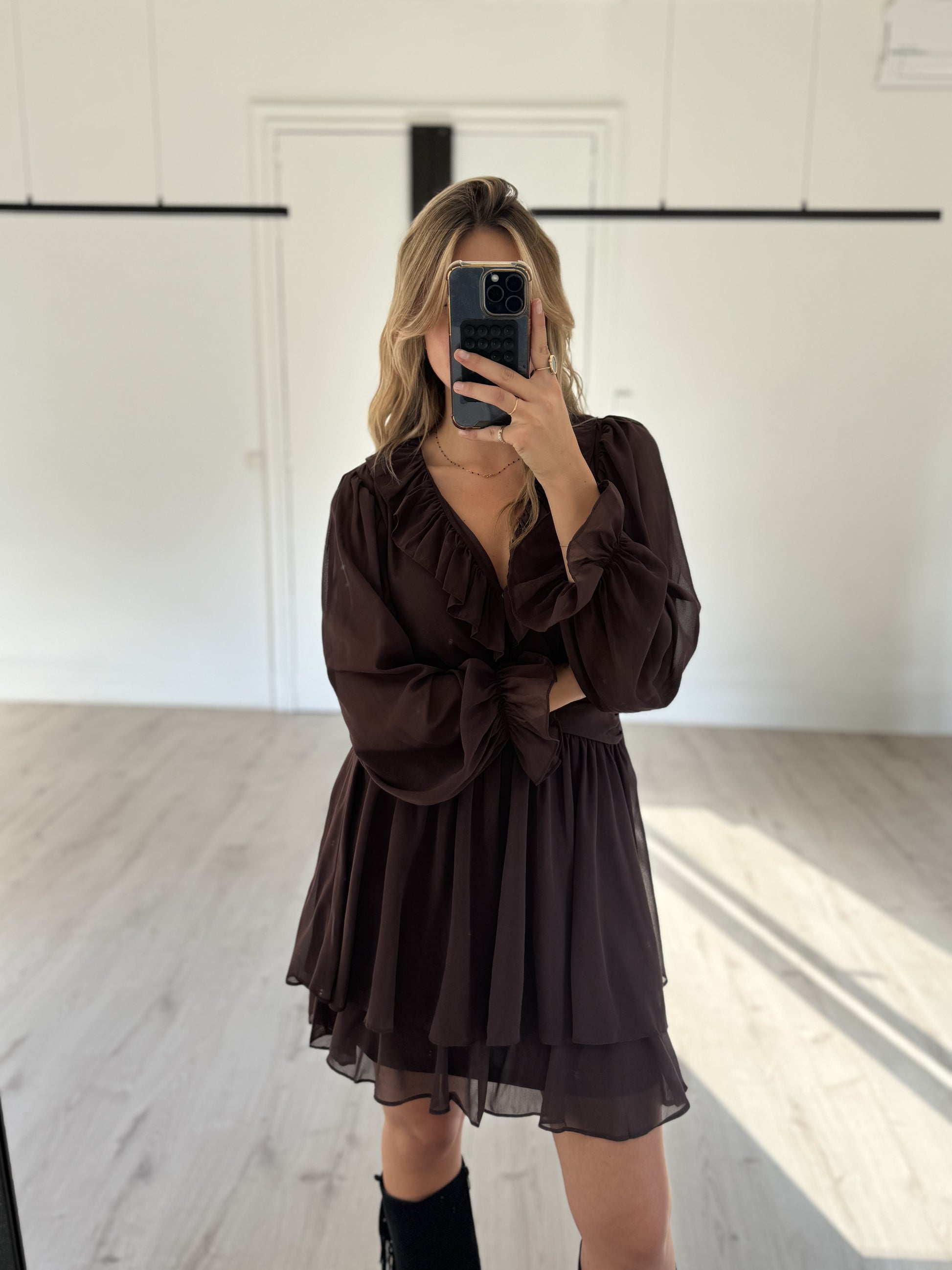 Robe "Meli" choco
