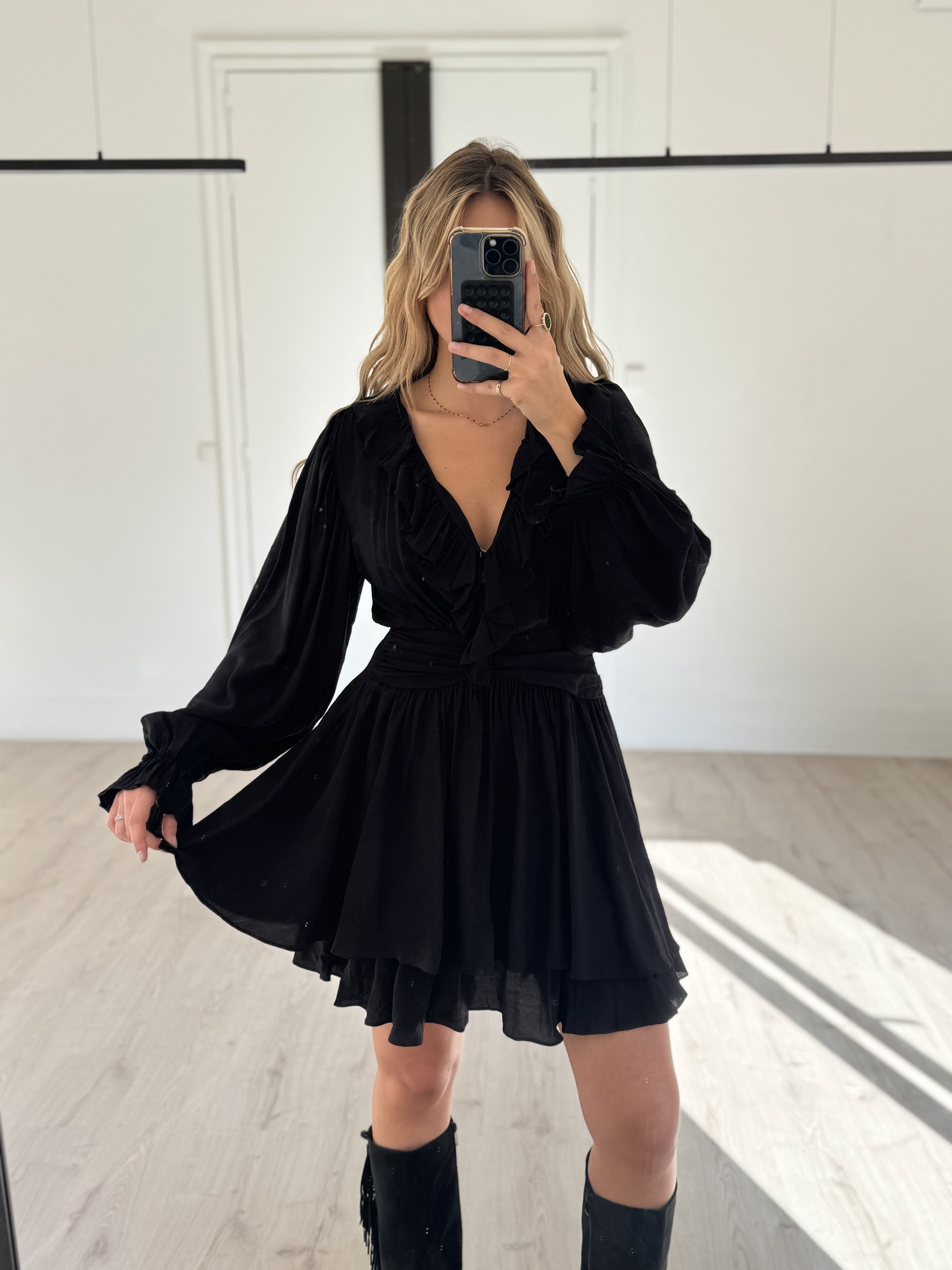Robe "Meli" noire