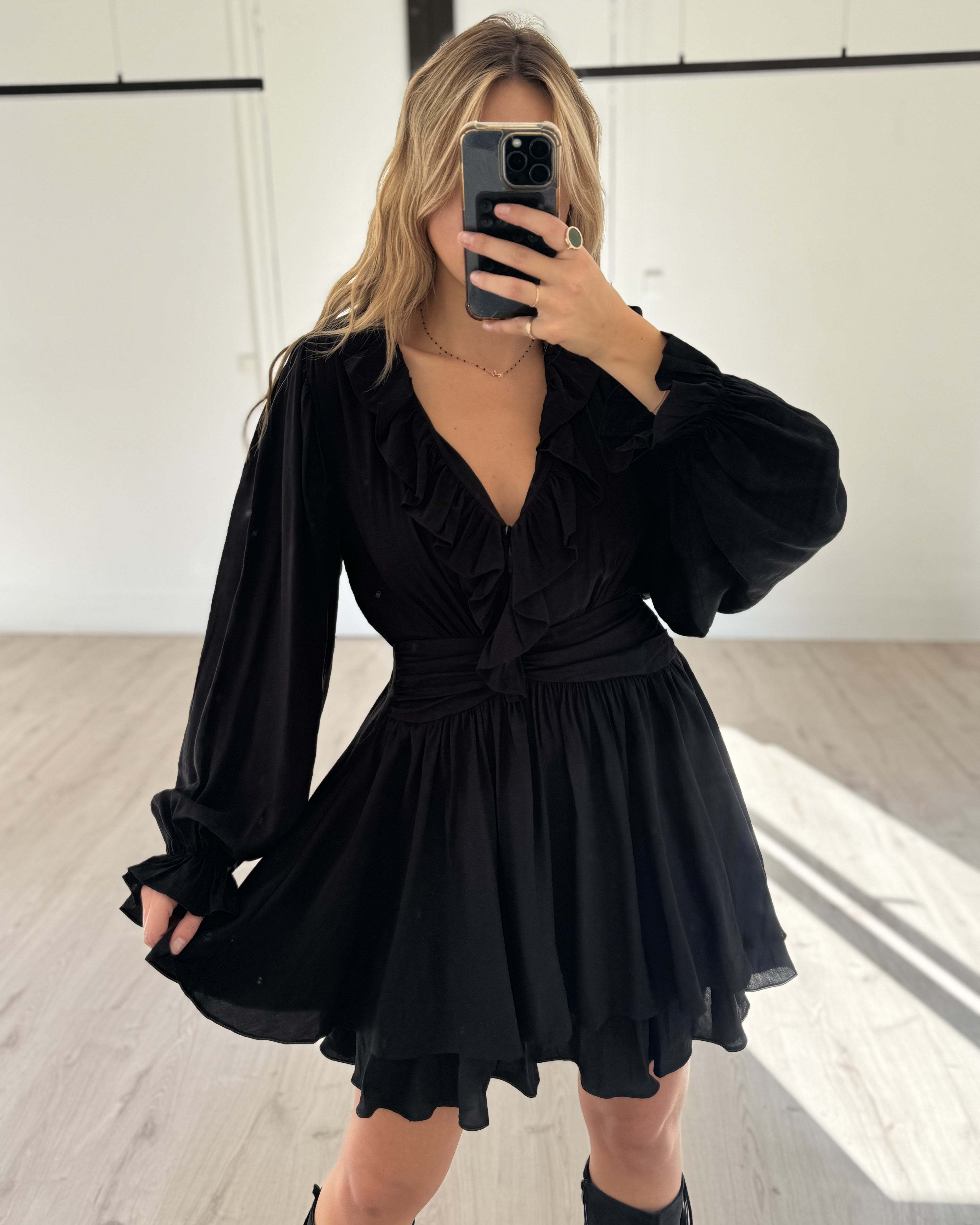Robe "Meli" noire