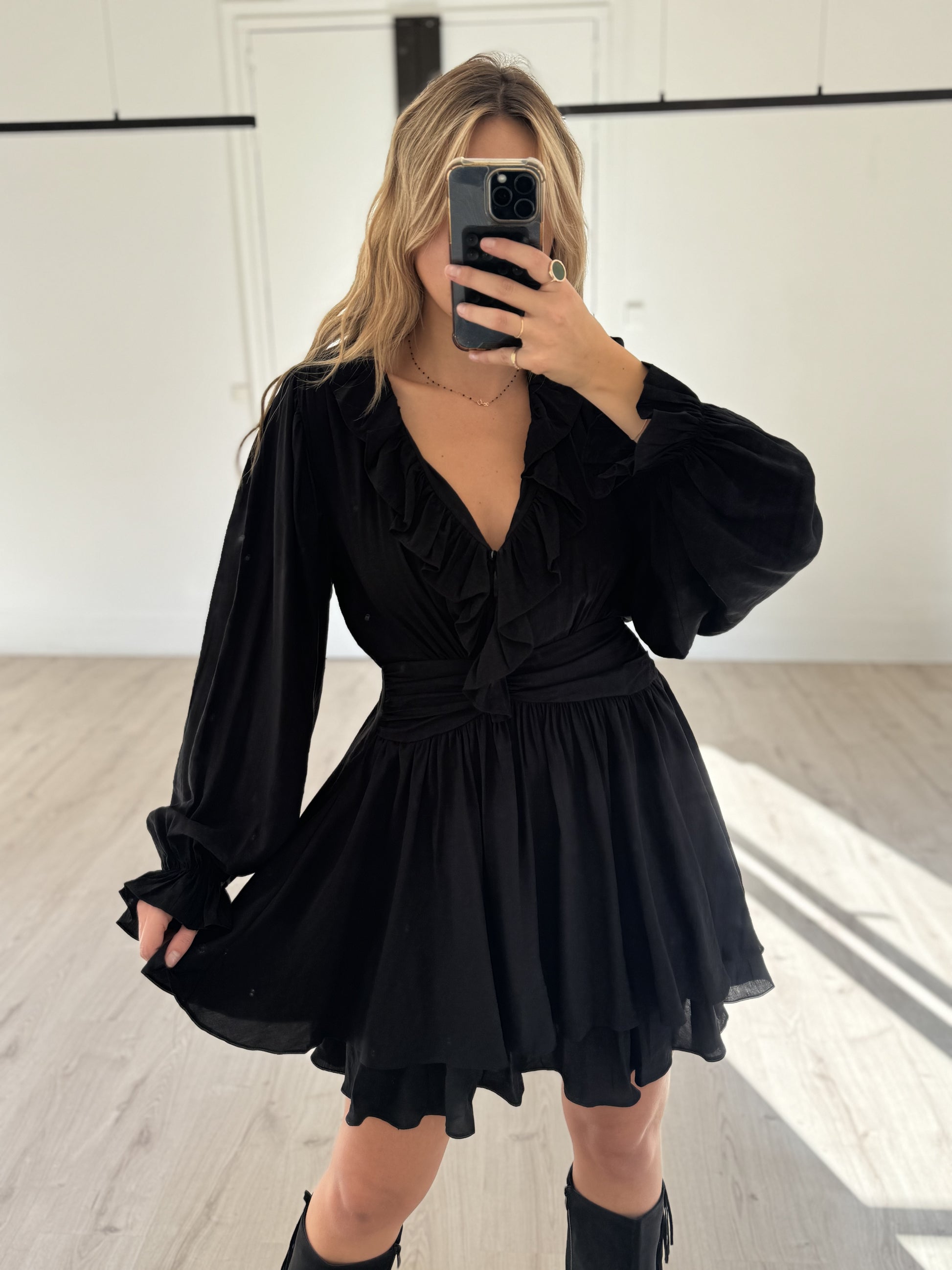 Robe "Meli" noire