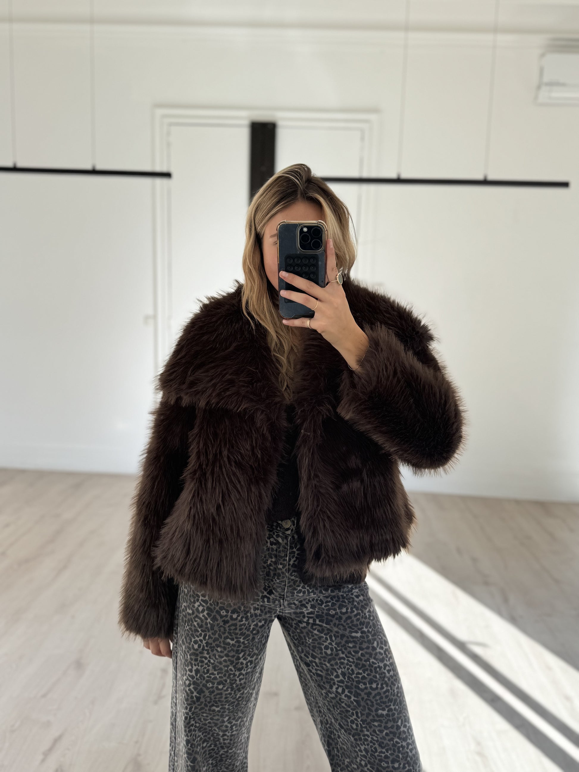 fourrure "cosy" choco