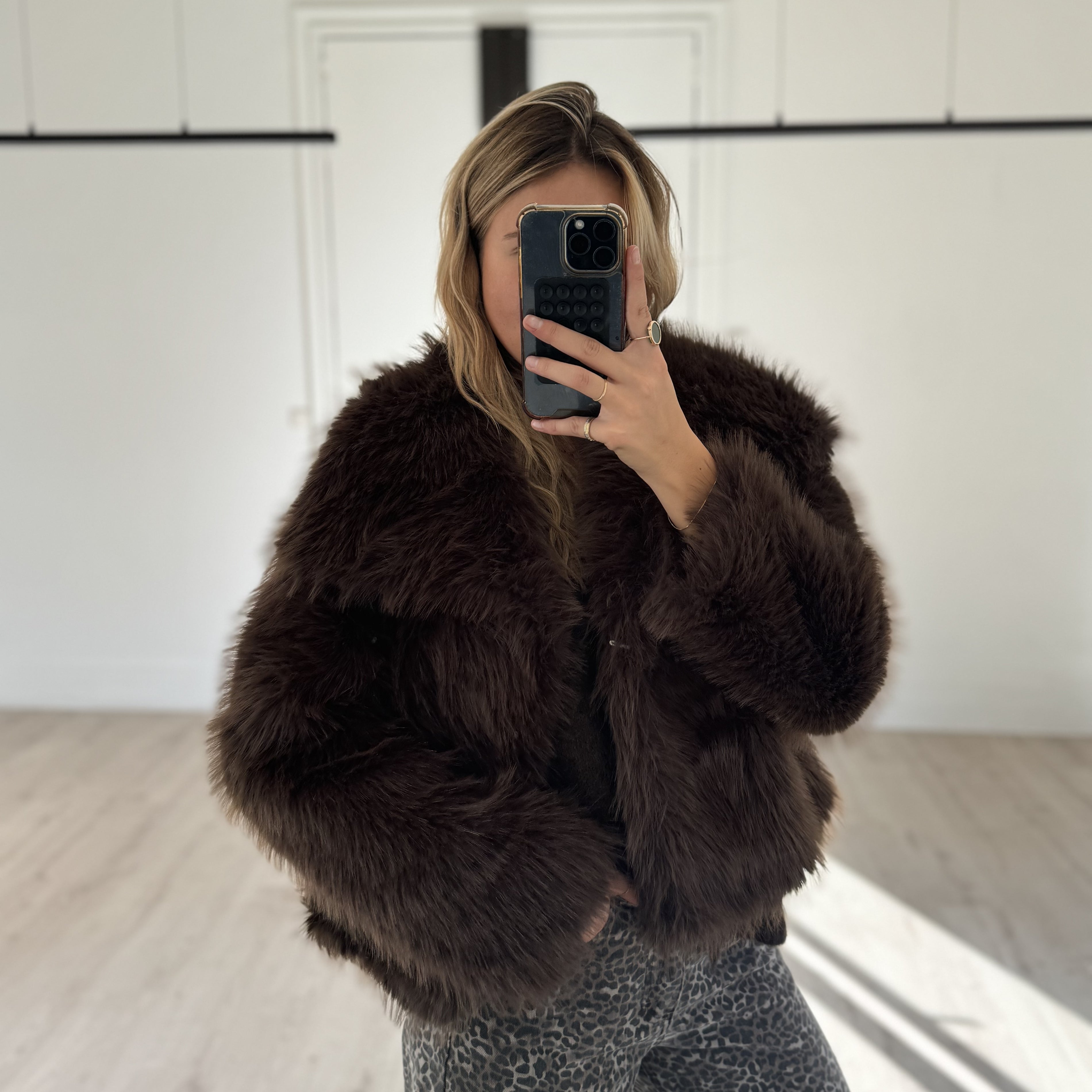 fourrure "cosy" choco