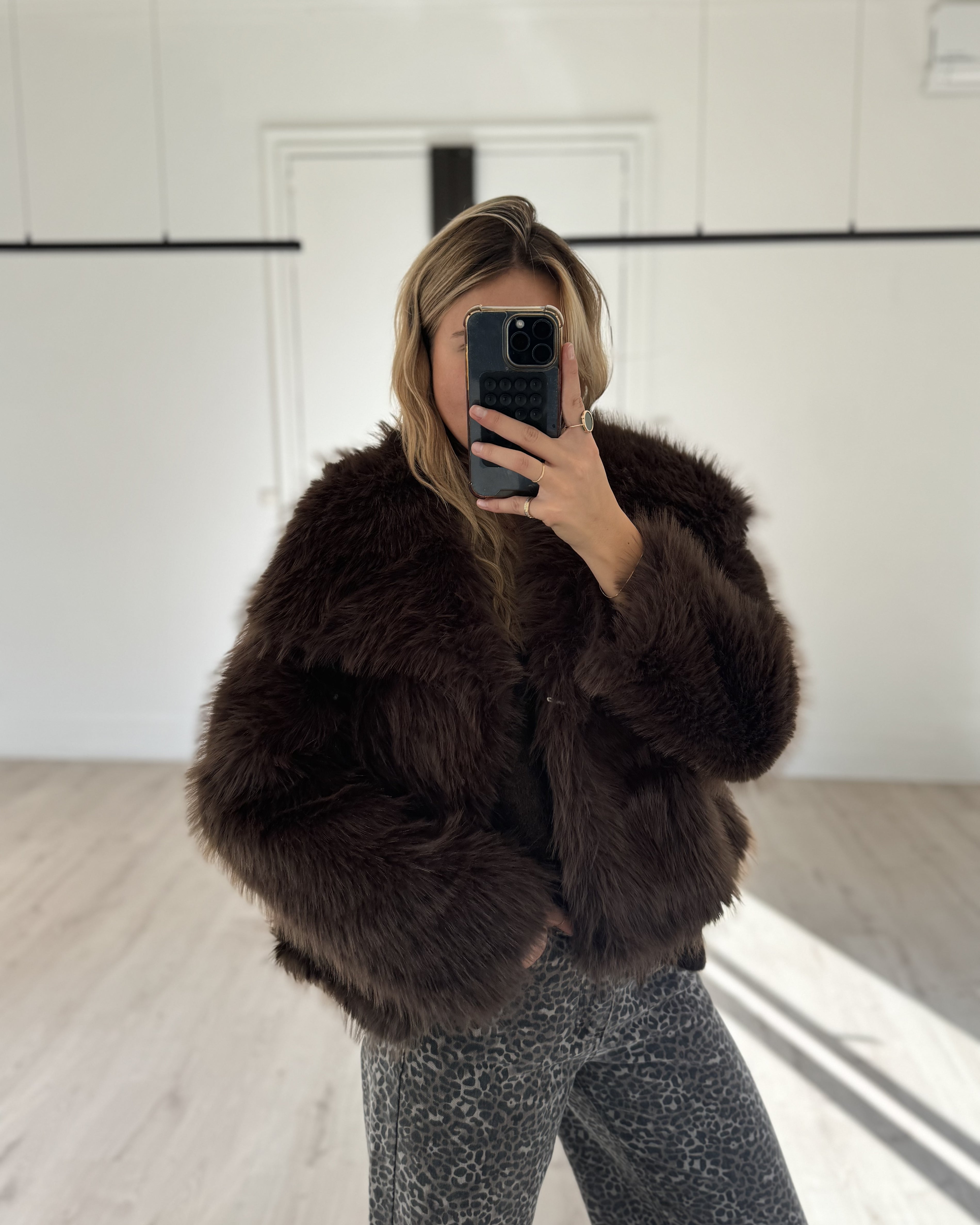 fourrure "cosy" choco