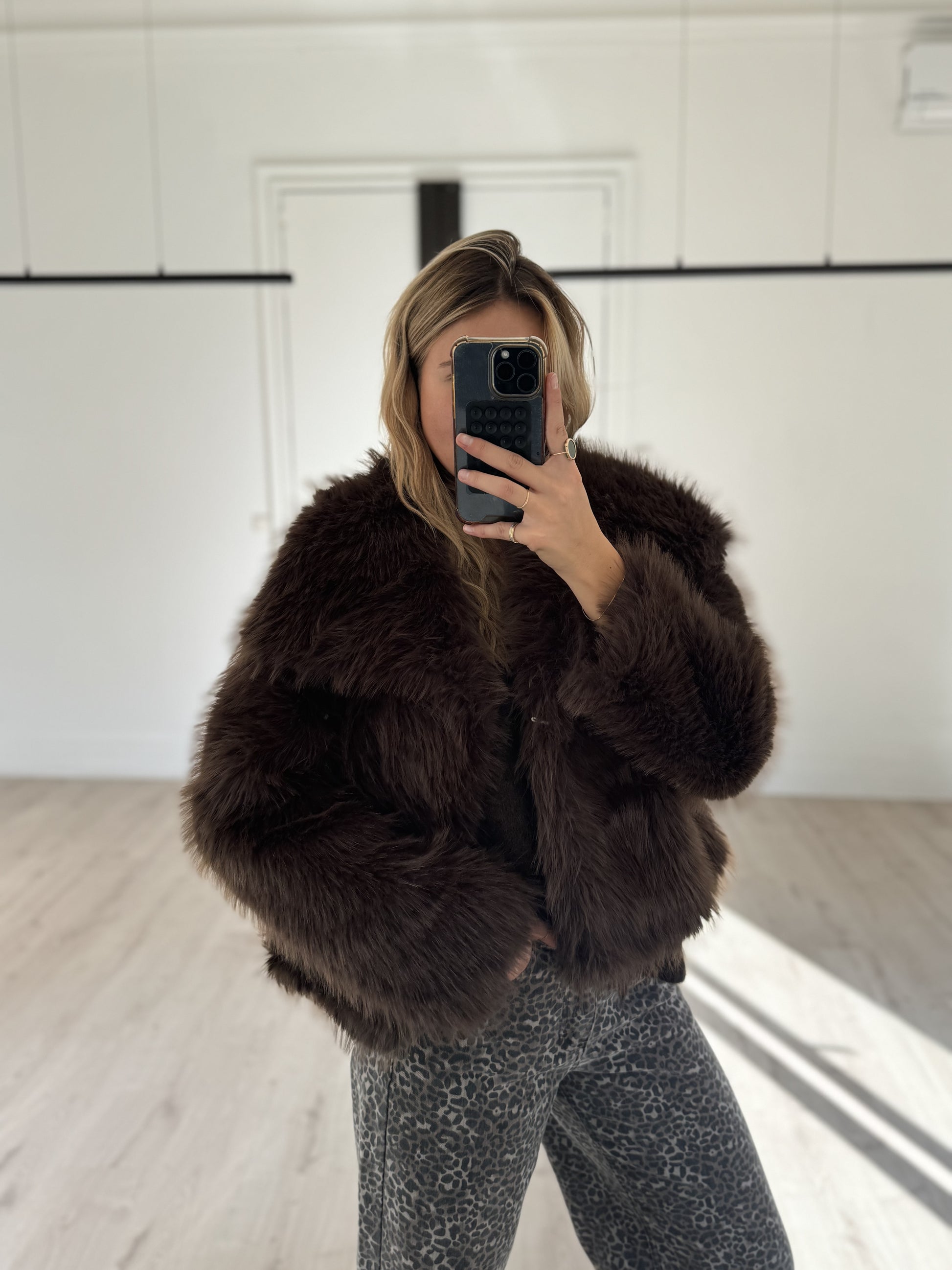 fourrure "cosy" choco