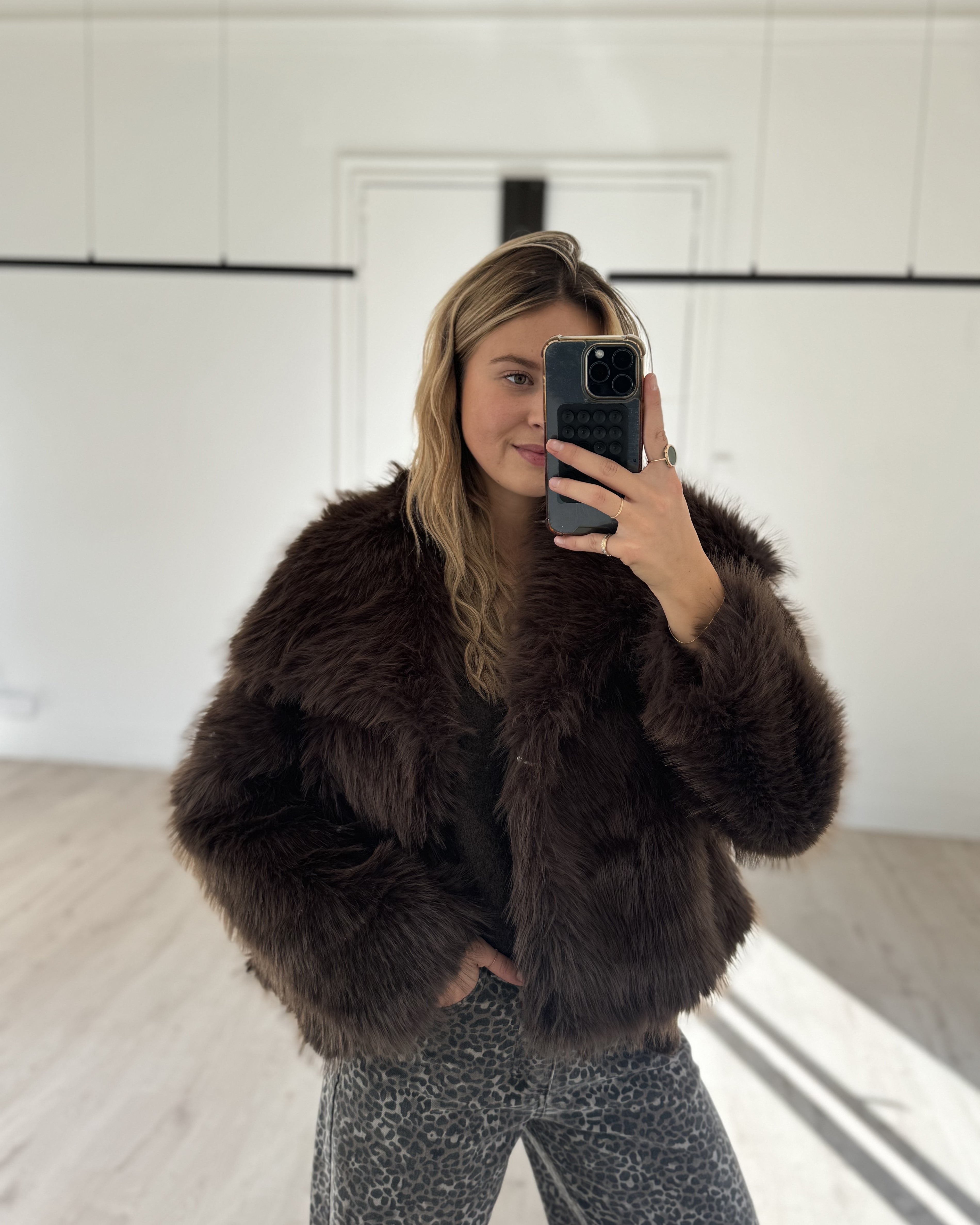 fourrure "cosy" choco