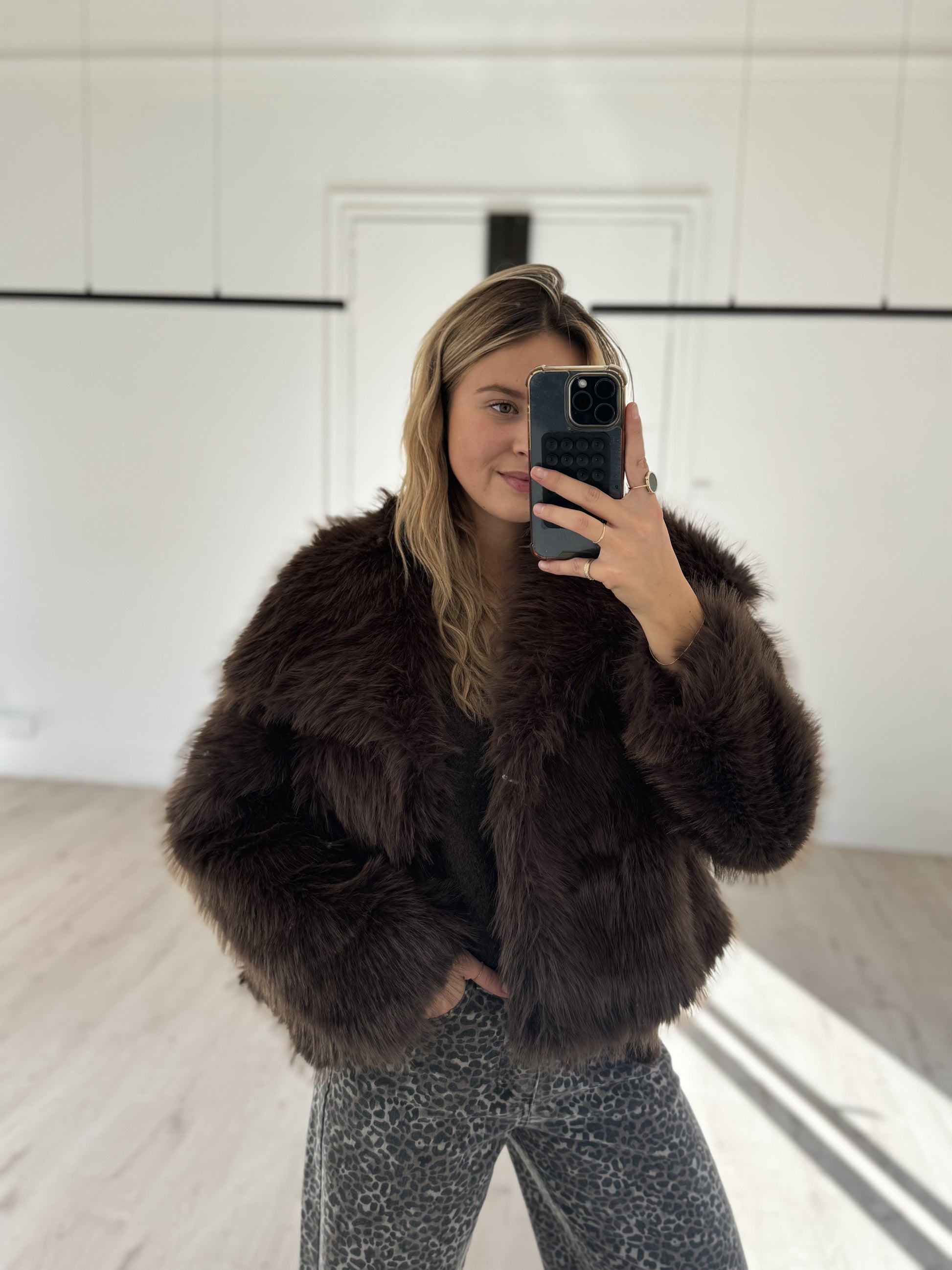 fourrure "cosy" choco