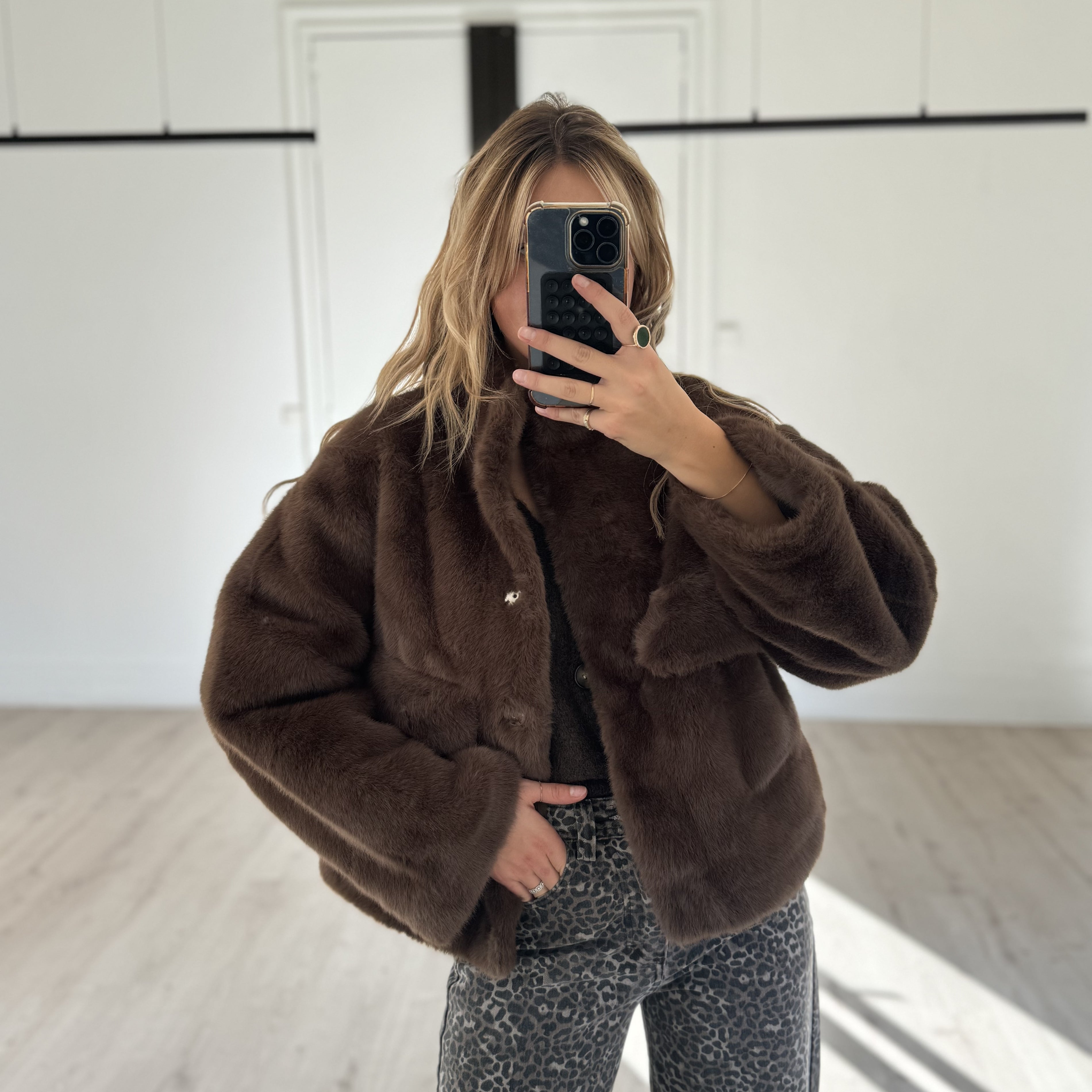 fourrure "capu" choco