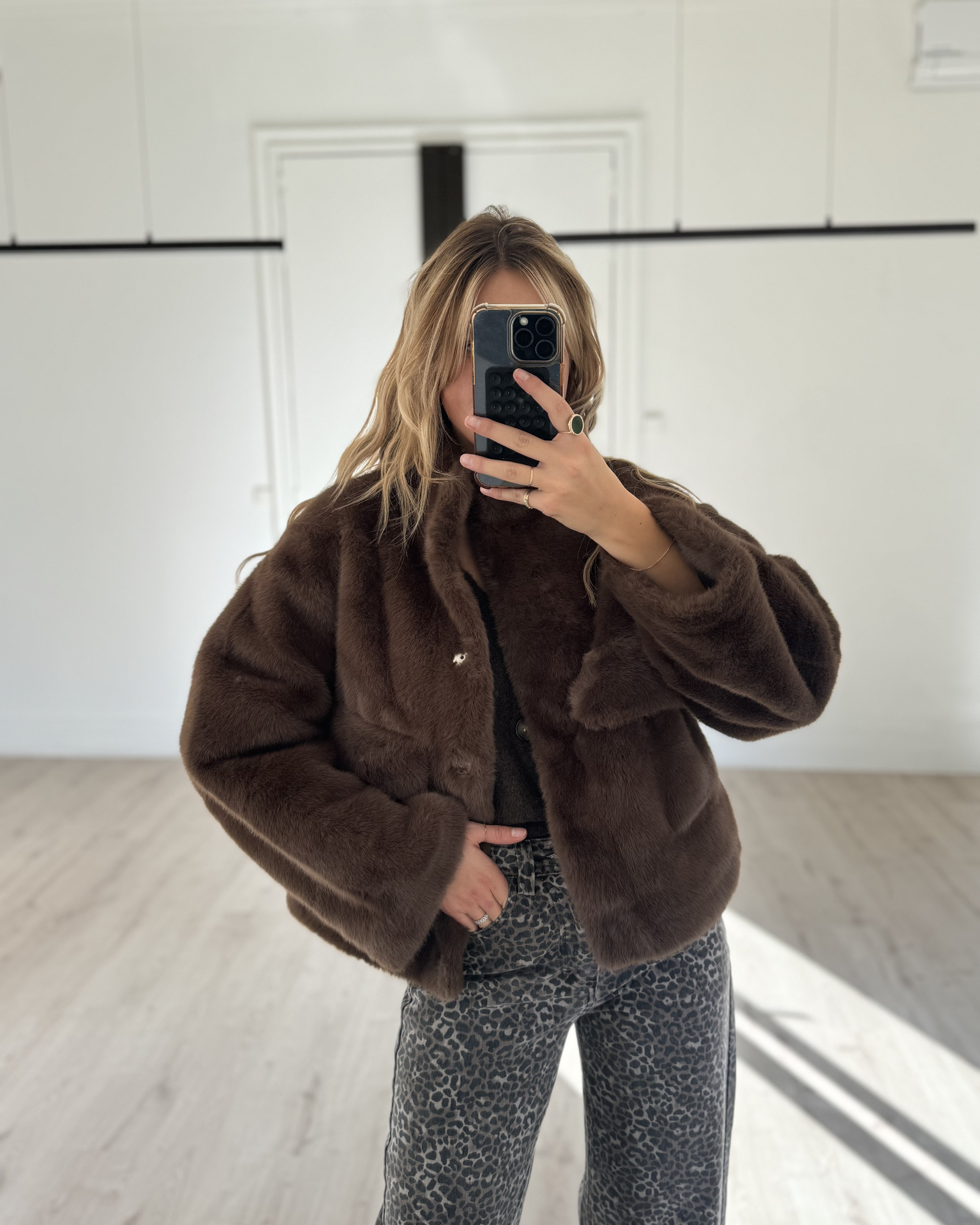 fourrure "capu" choco