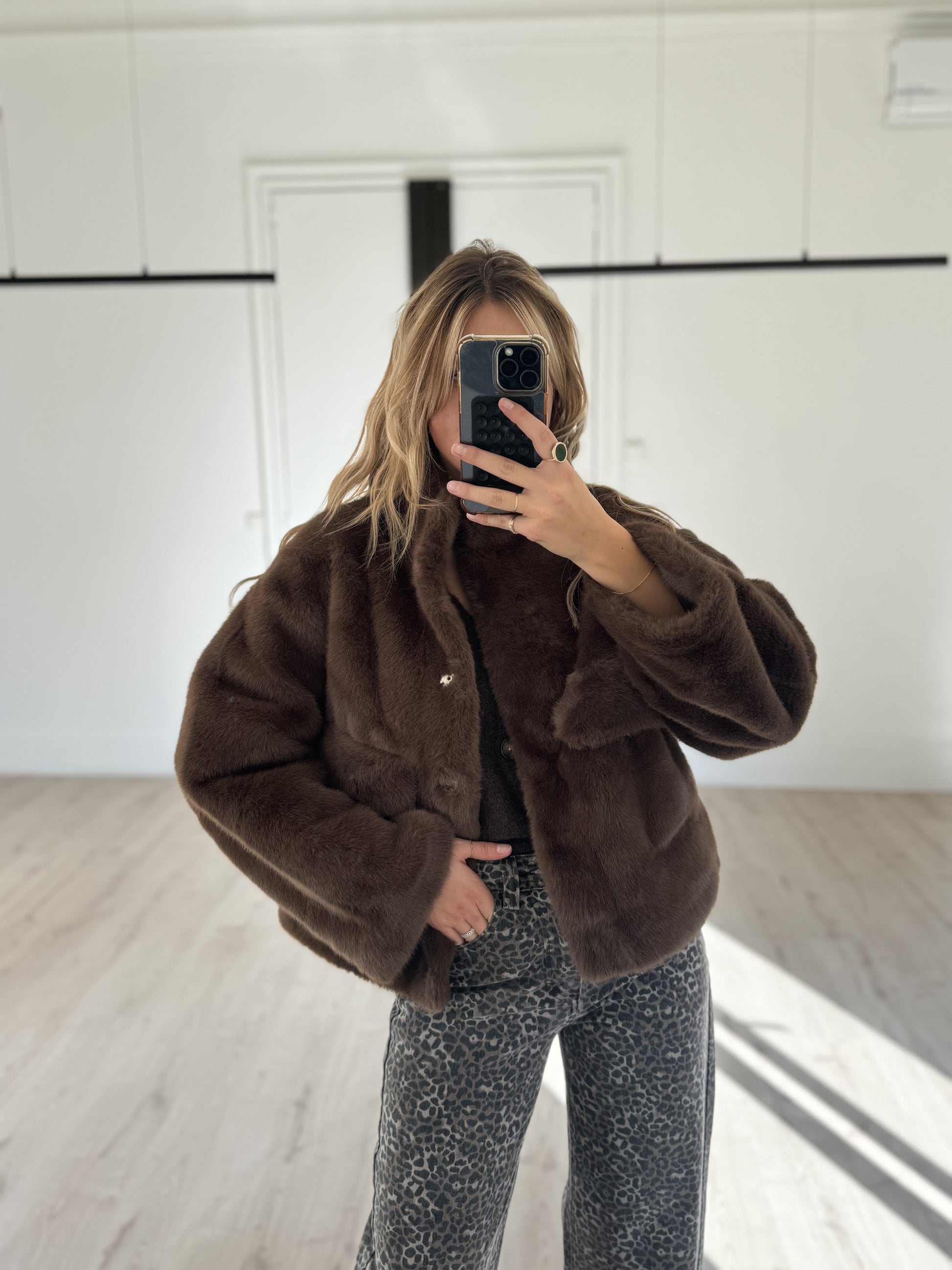 fourrure "capu" choco