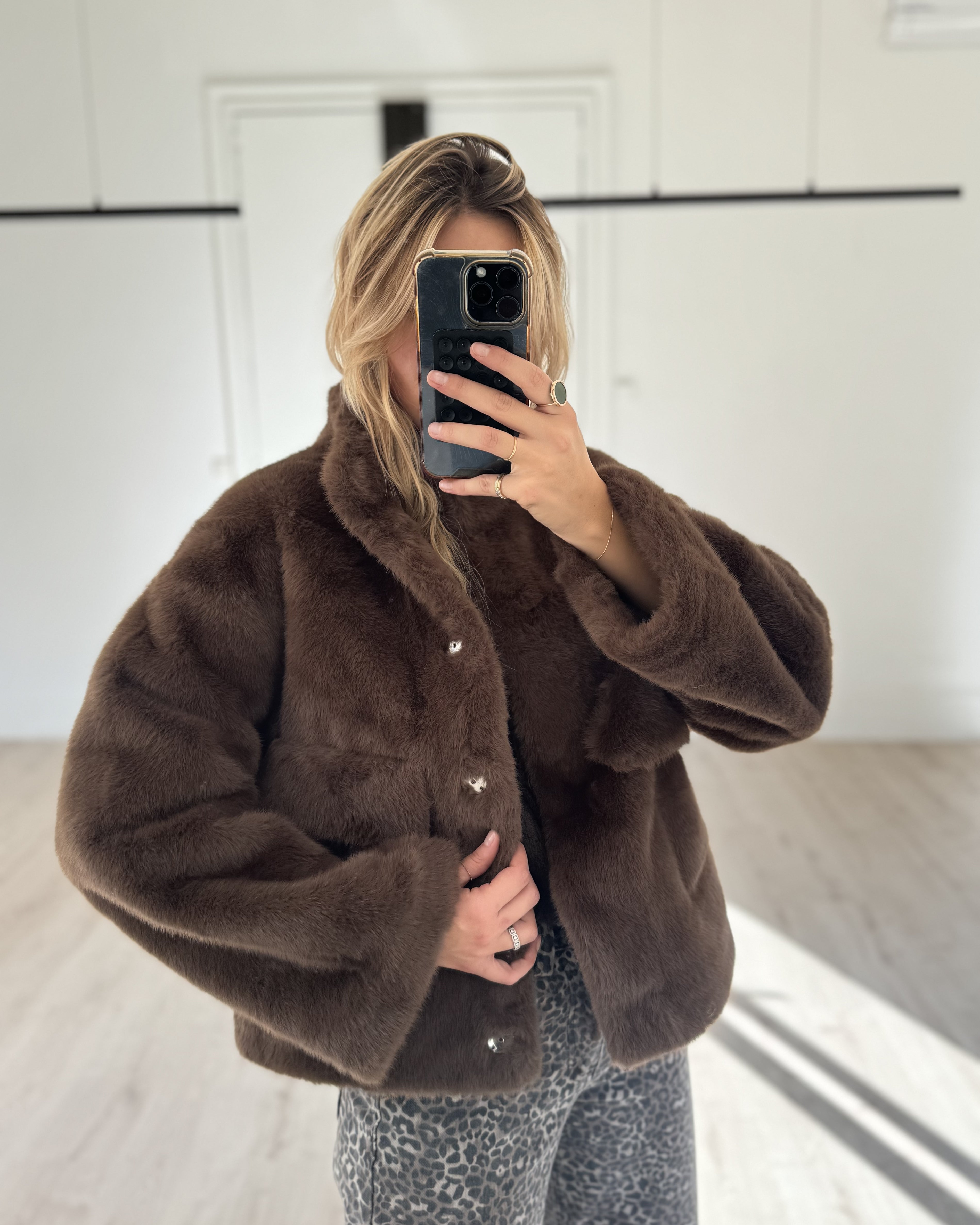 fourrure "capu" choco