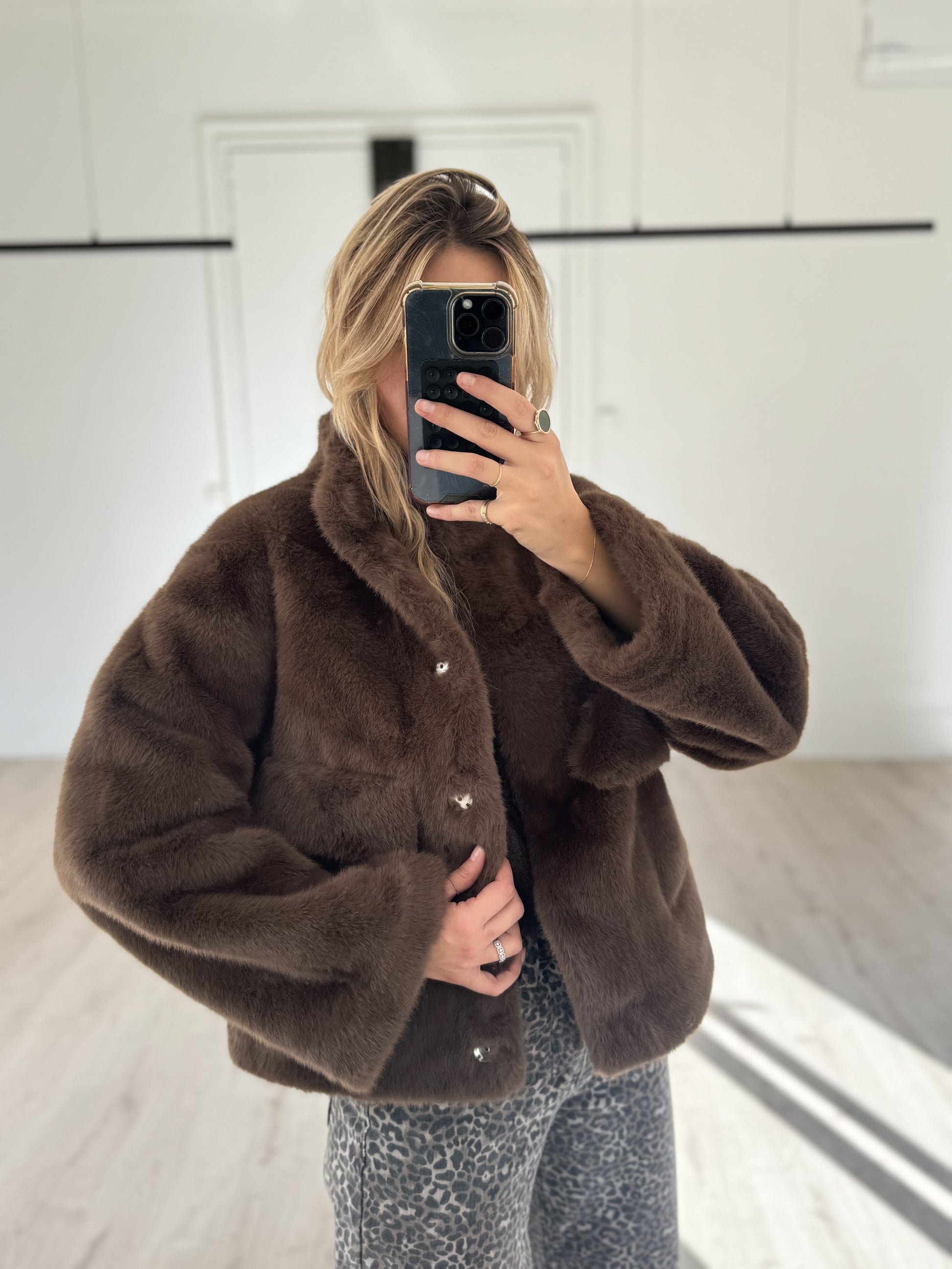 fourrure "capu" choco