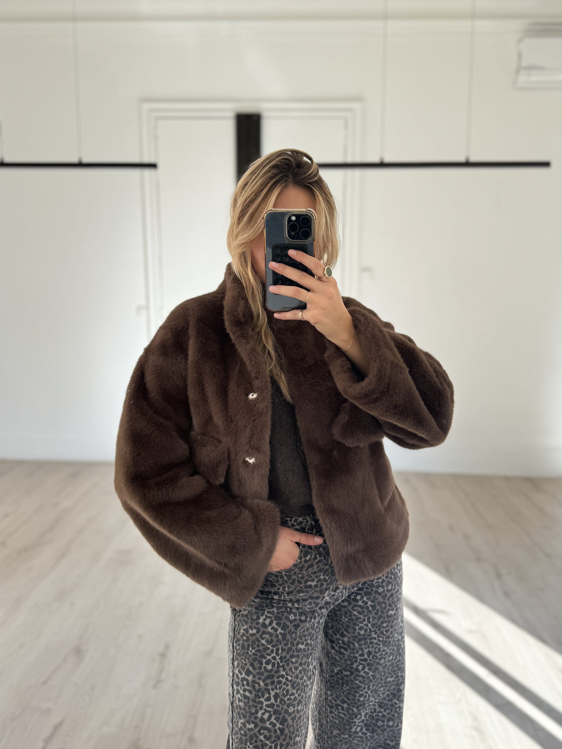 fourrure "capu" choco