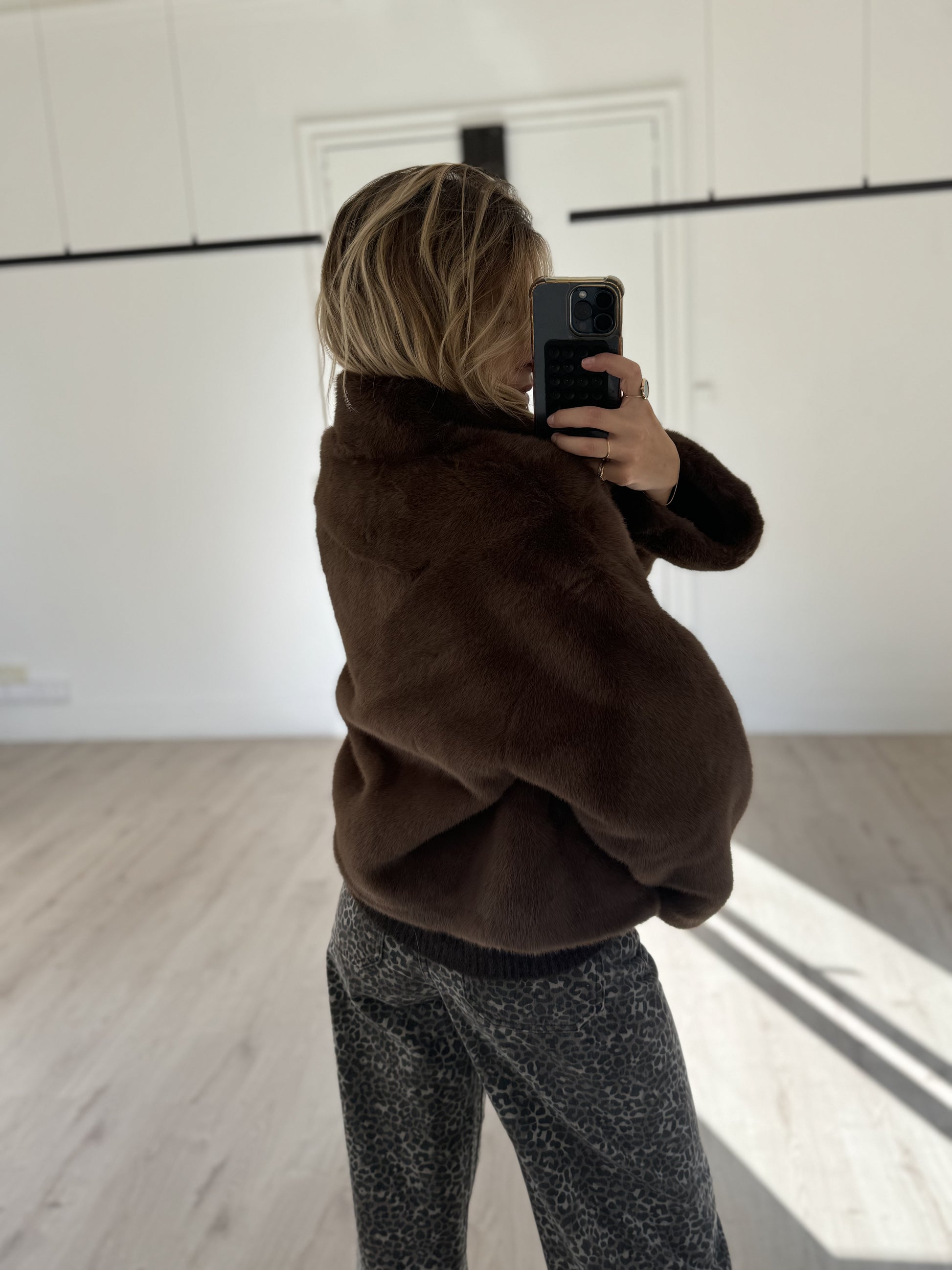 fourrure "capu" choco