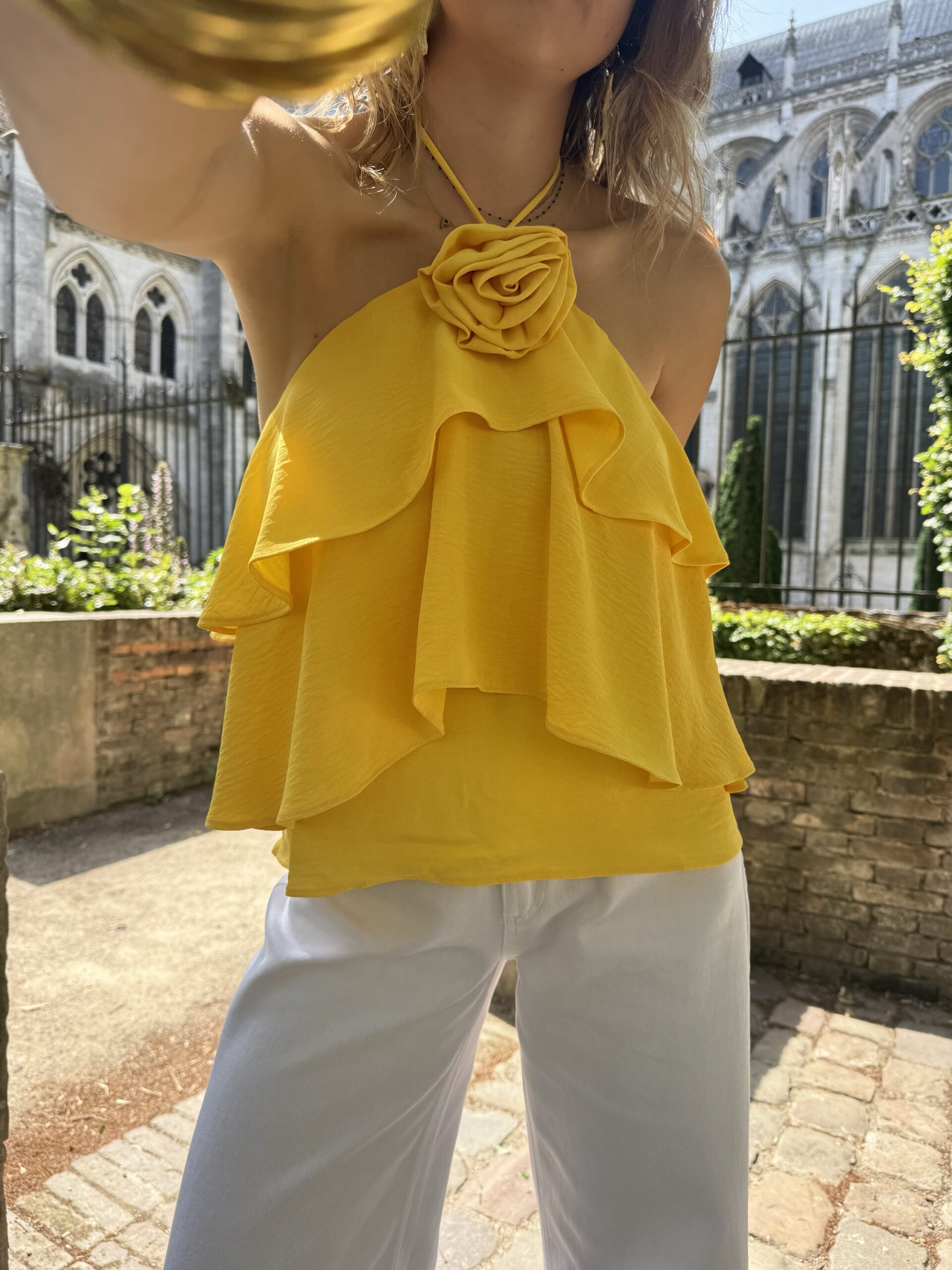 Débardeur ALBA jaune