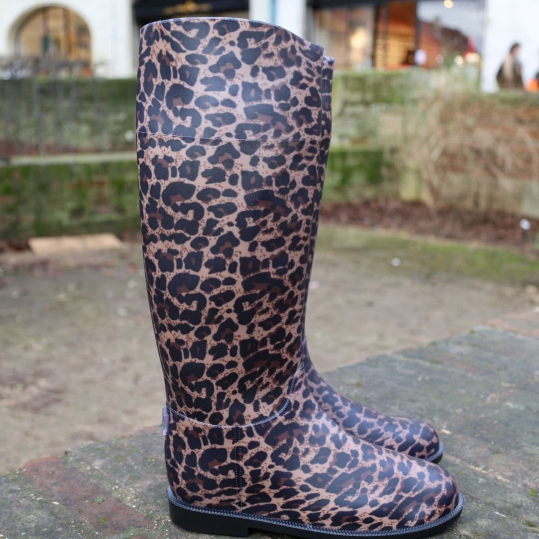 Bottes de pluie léopard