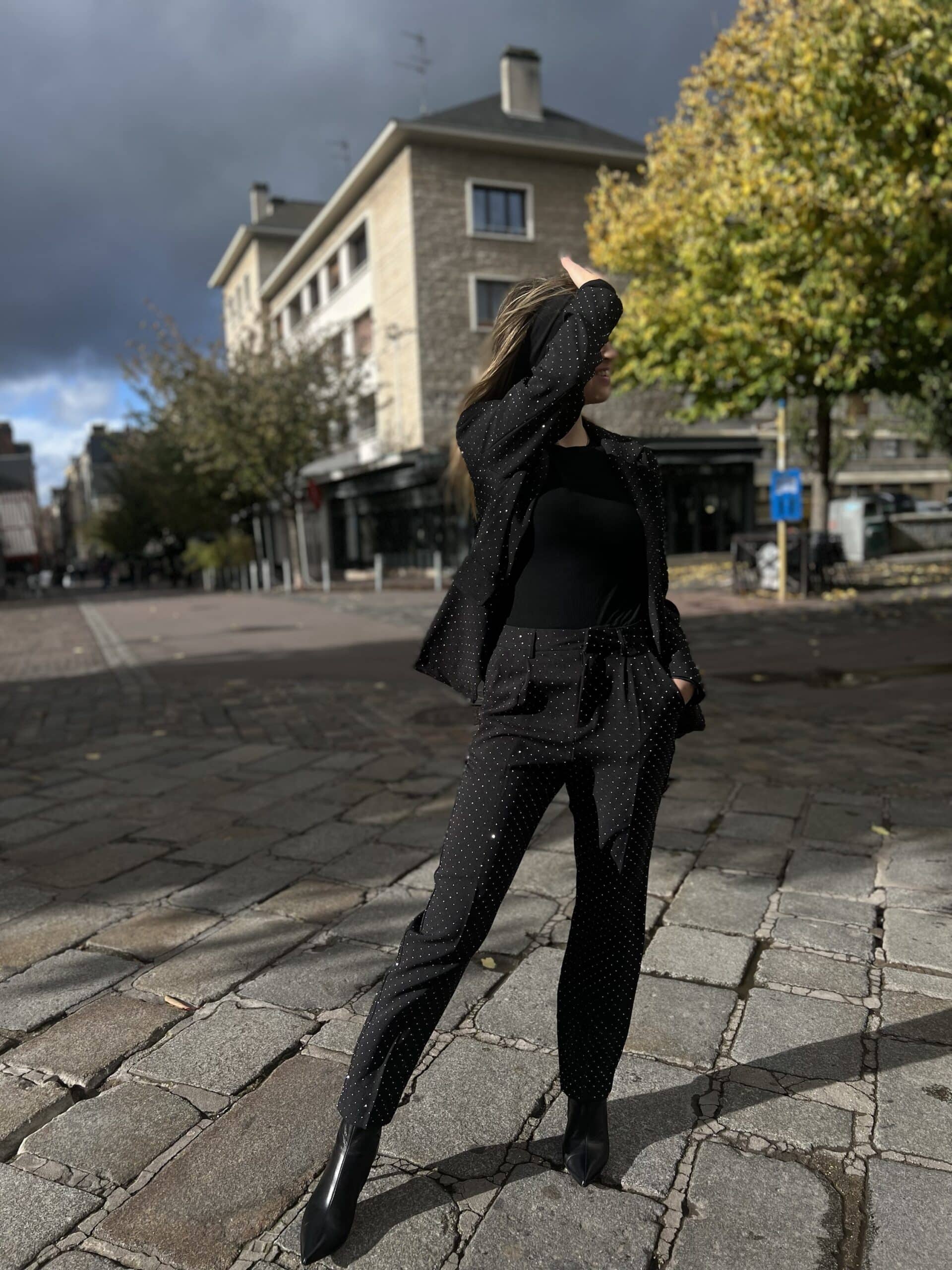 Veste strass jade et lisa