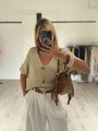 Sac en cuir camel SANA