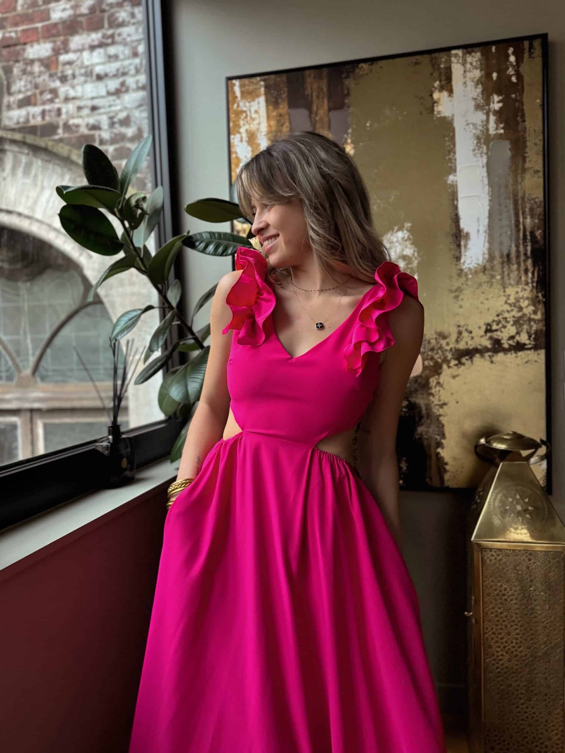 Robe longue « palma »