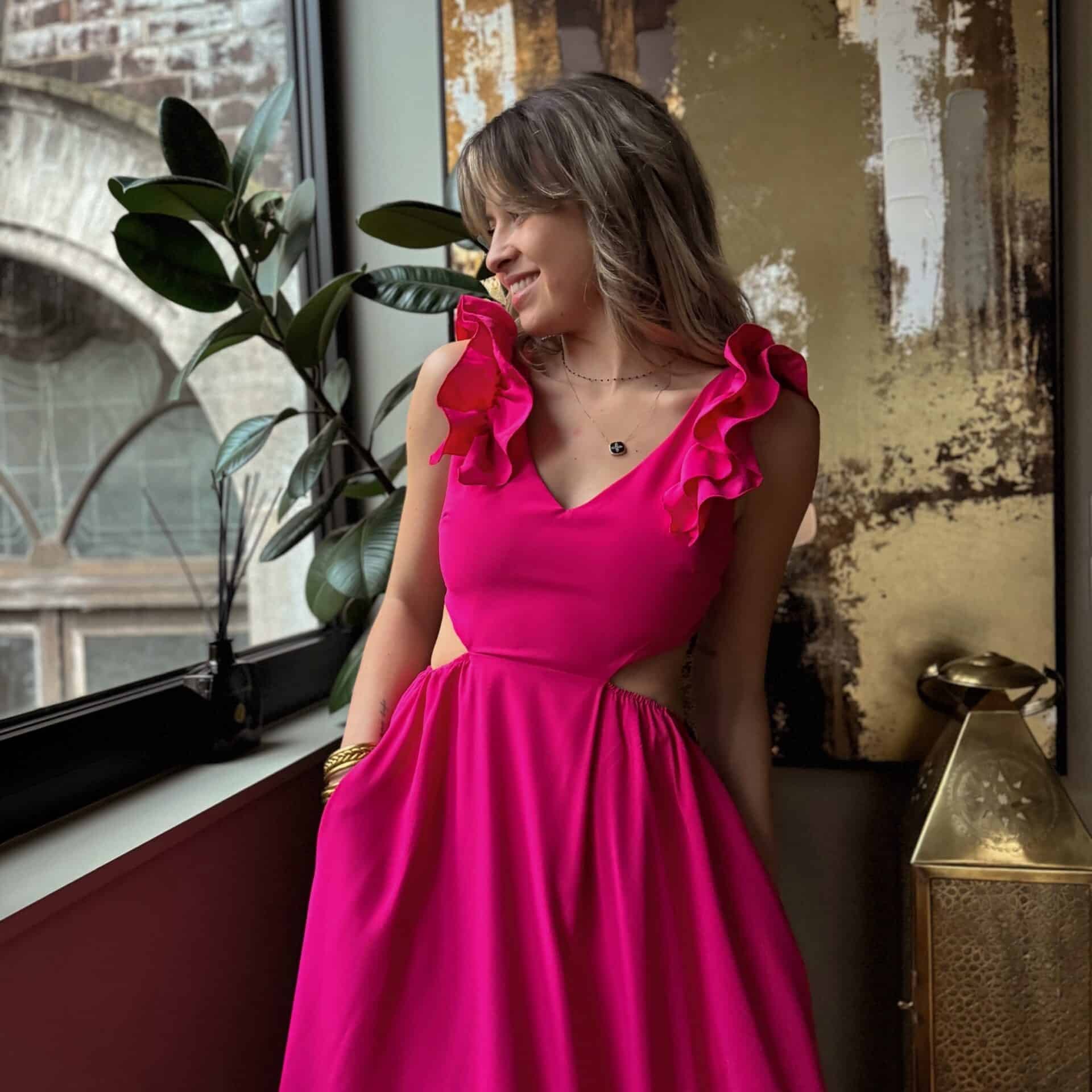 Robe longue « palma »