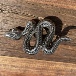 Boucle de ceinture serpent or/argent - Jade & Lisa