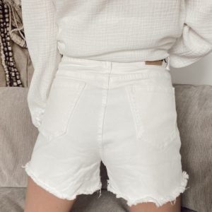 Short blanc en coton - Jade & Lisa