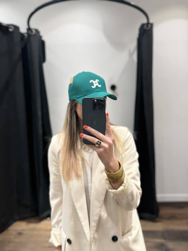 Casquette « sola » verte - Jade & Lisa