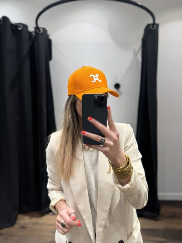 Casquette « sola » orange - Jade & Lisa