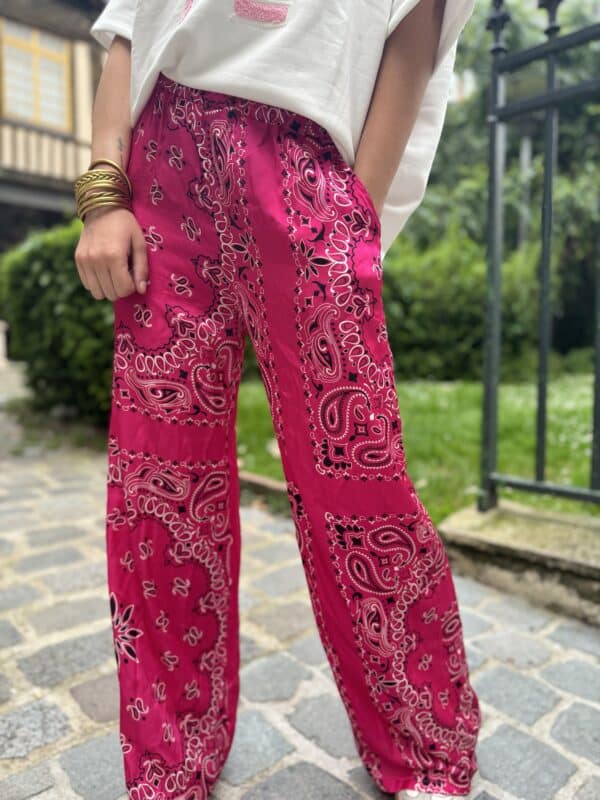 Pantalon bandana rose - Jade & Lisa