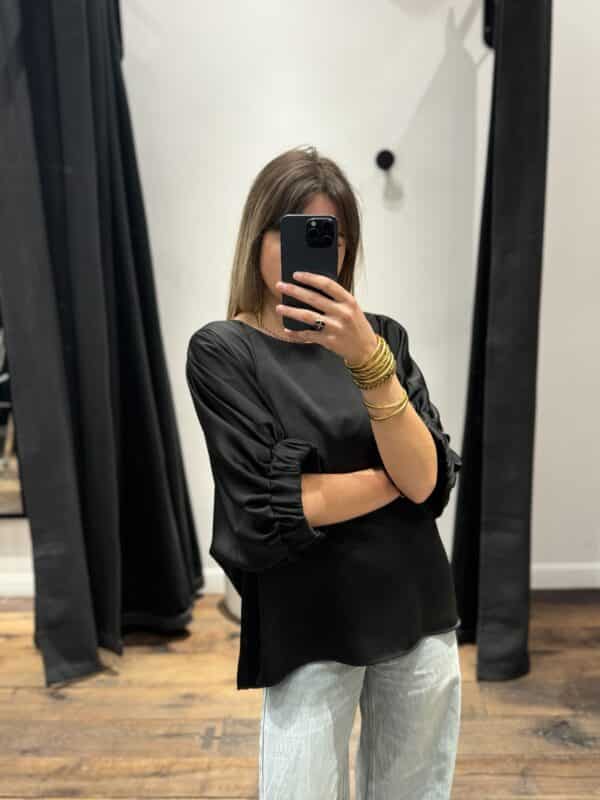 Blouse noire « gigi » - Jade & Lisa