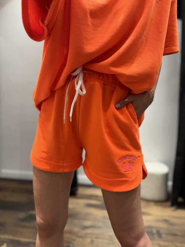 Ensemble sweat « LA » orange - Jade & Lisa