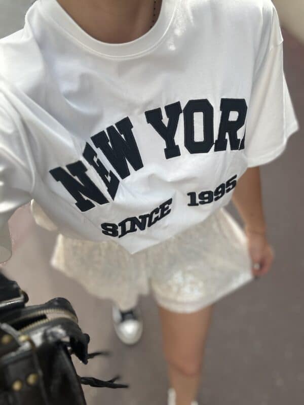 T-shirt « NEW YORK » Noir - Jade & Lisa