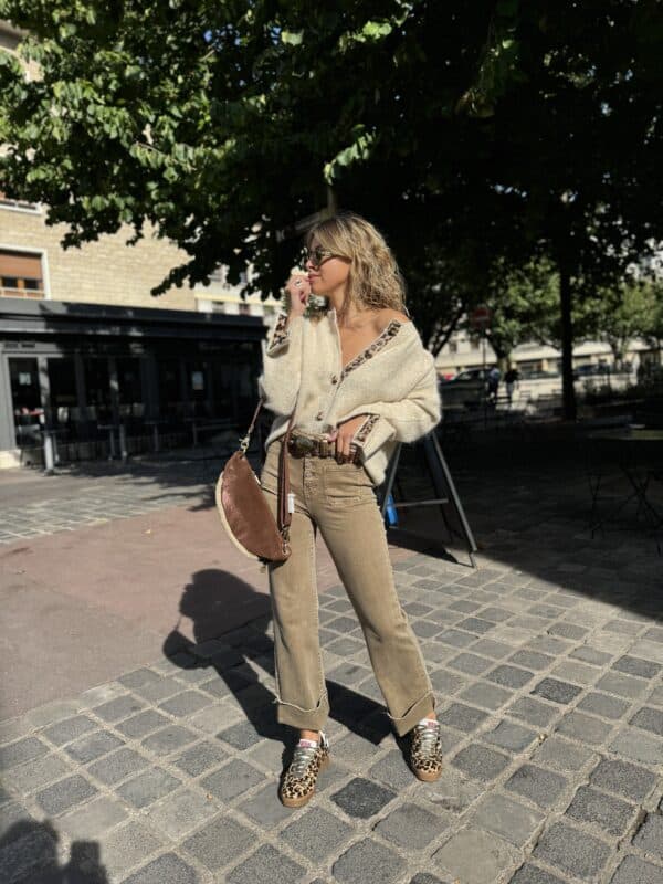 Jeans « James » taupe - Jade & Lisa