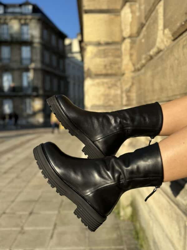 Bottines noire SMR « Louna » - Jade & Lisa