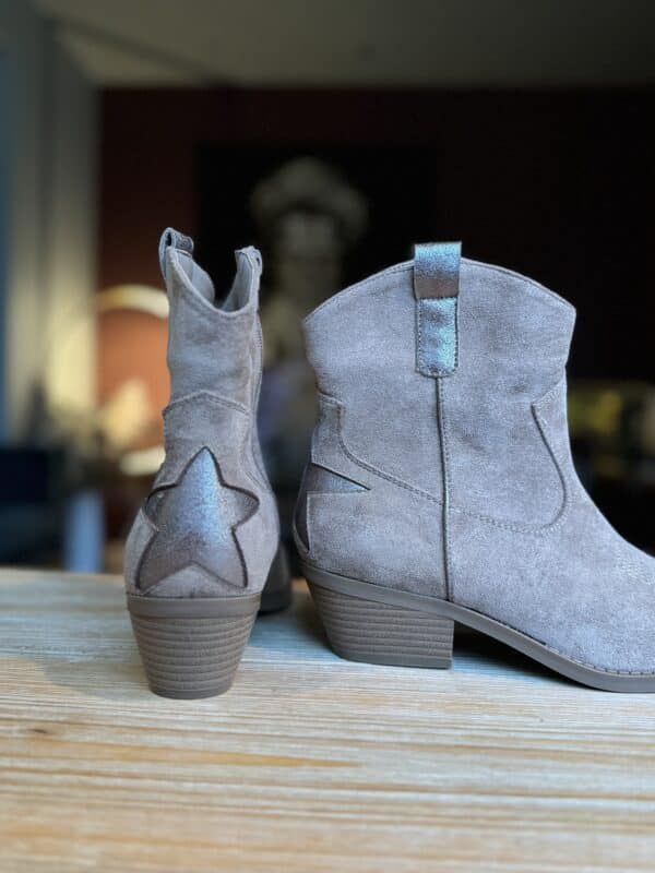 Bottines « étoile » taupe - Jade & Lisa