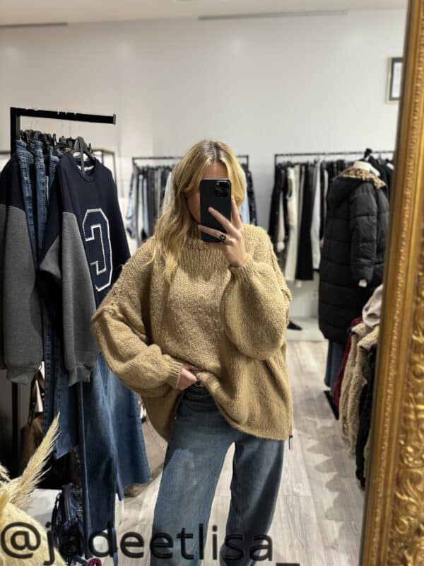 Pull « Max » camel - Jade & Lisa