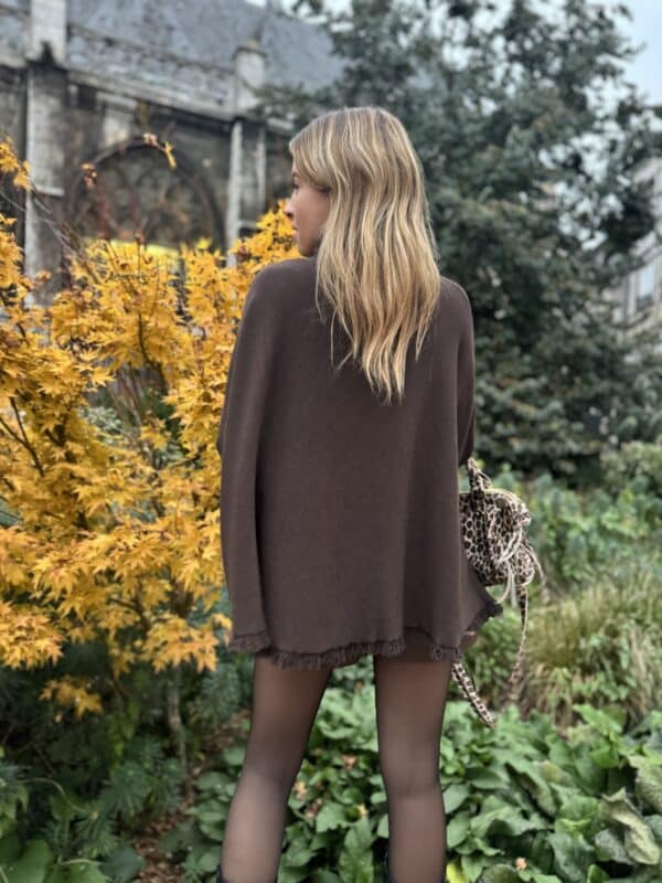 Pull Agathe chocolat - Jade & Lisa