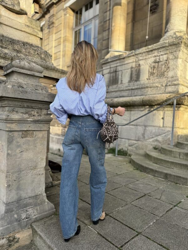 Jeans « baggy » bleu - Jade & Lisa