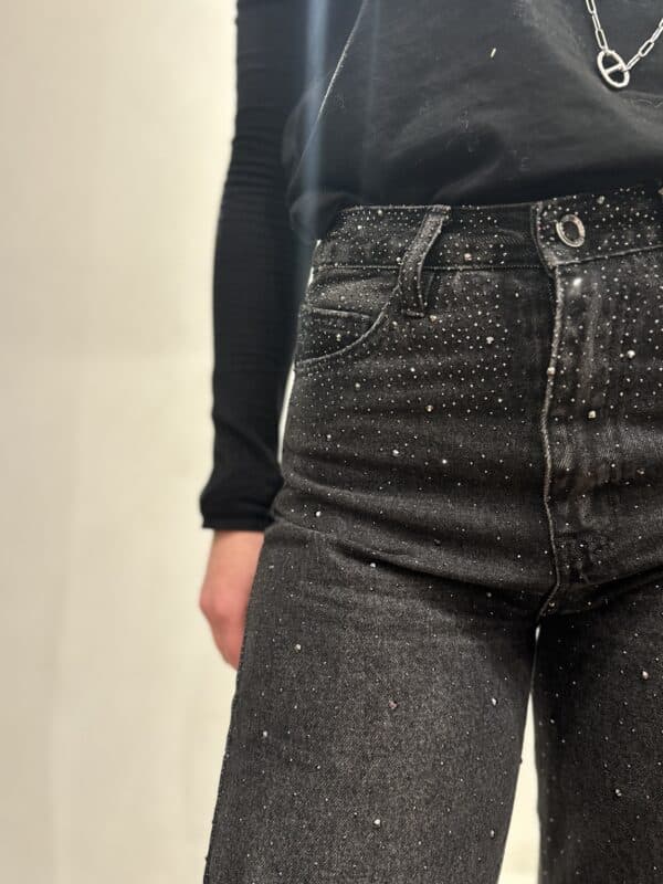 Jeans « Romane » strass - Jade & Lisa